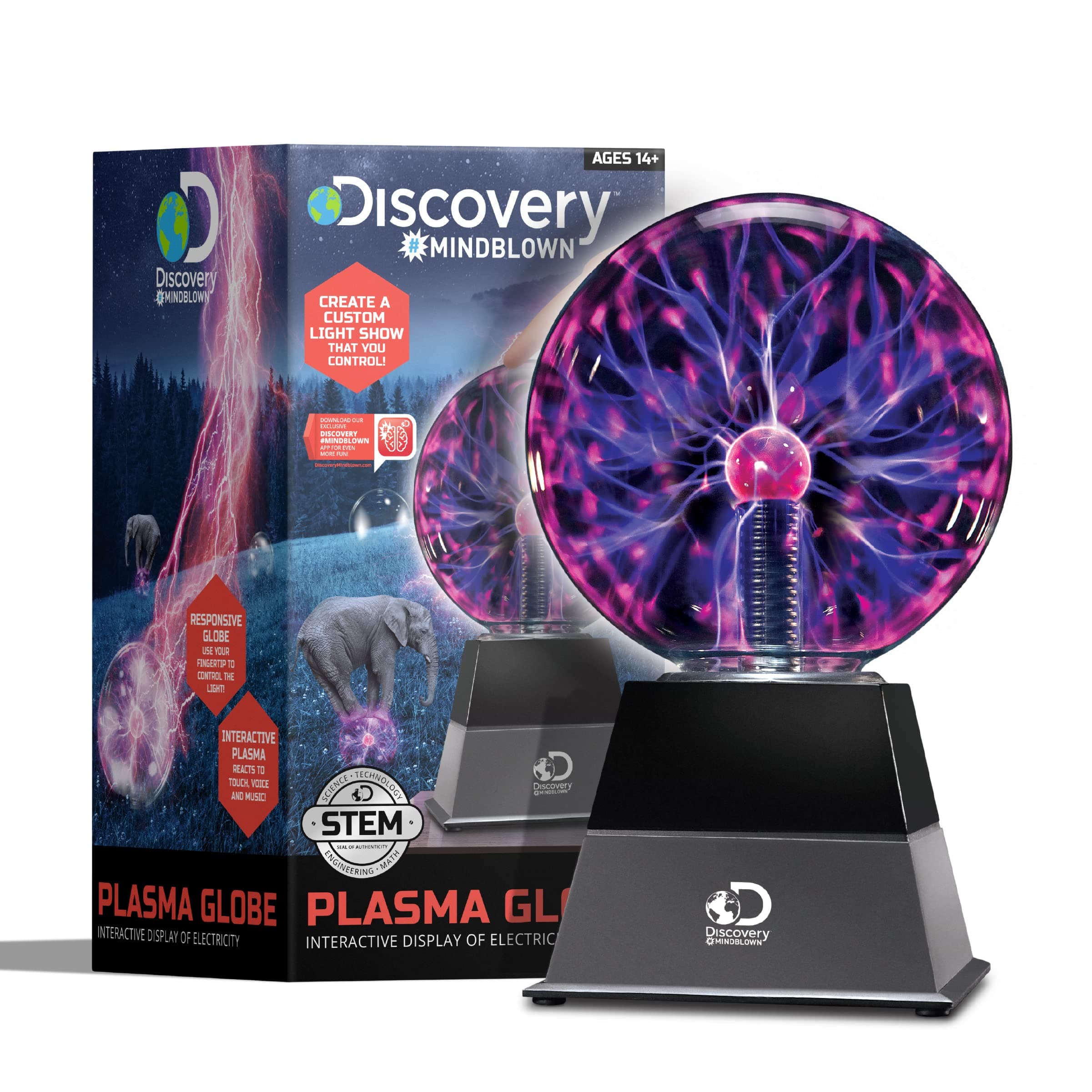 DISCOVERY KIDS 6" Plasma Globe Lamp
