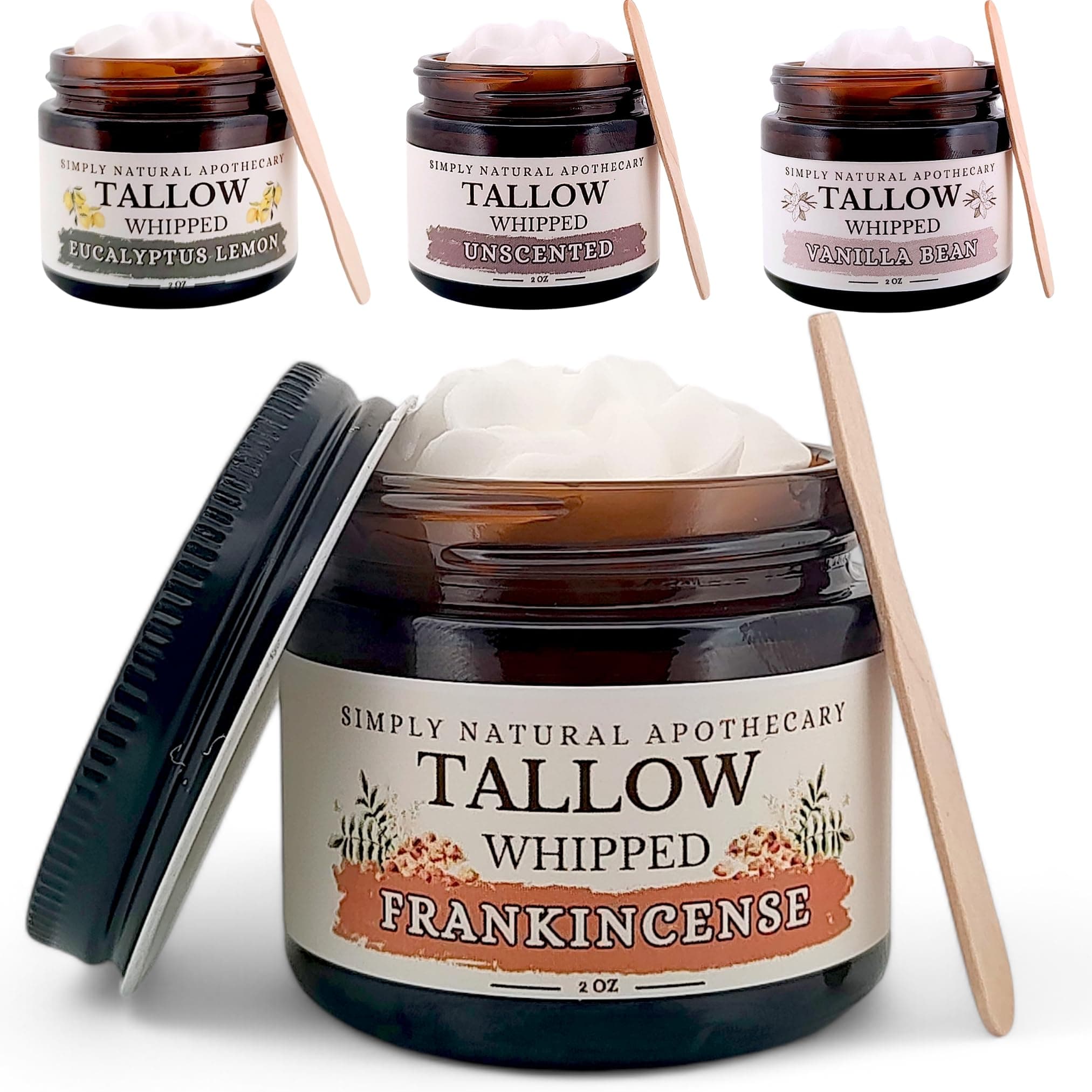 Frankincense Whipped Tallow Balm 2oz