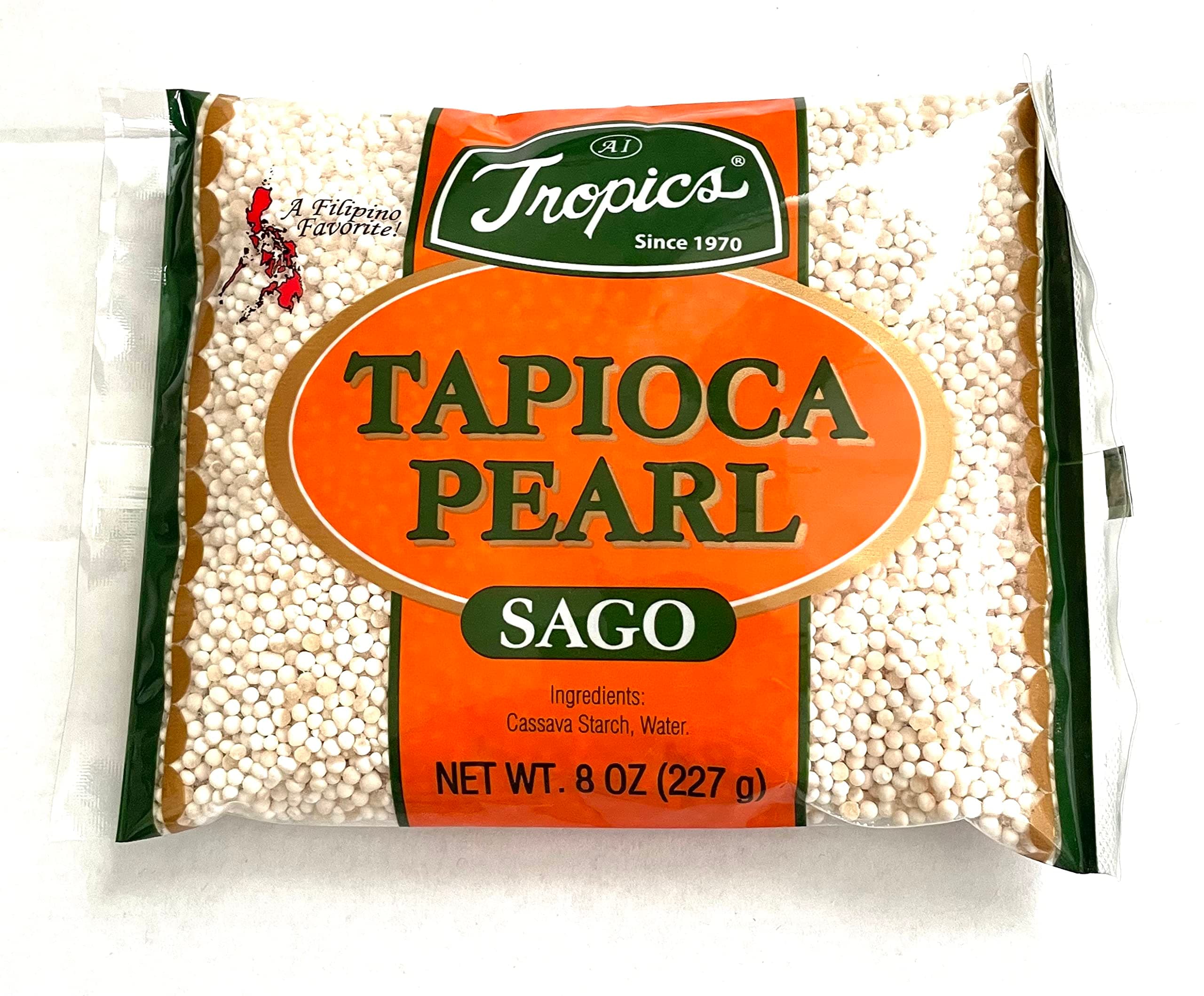 Tapioca Pearl or Sago 8 Oz. Small Pcs