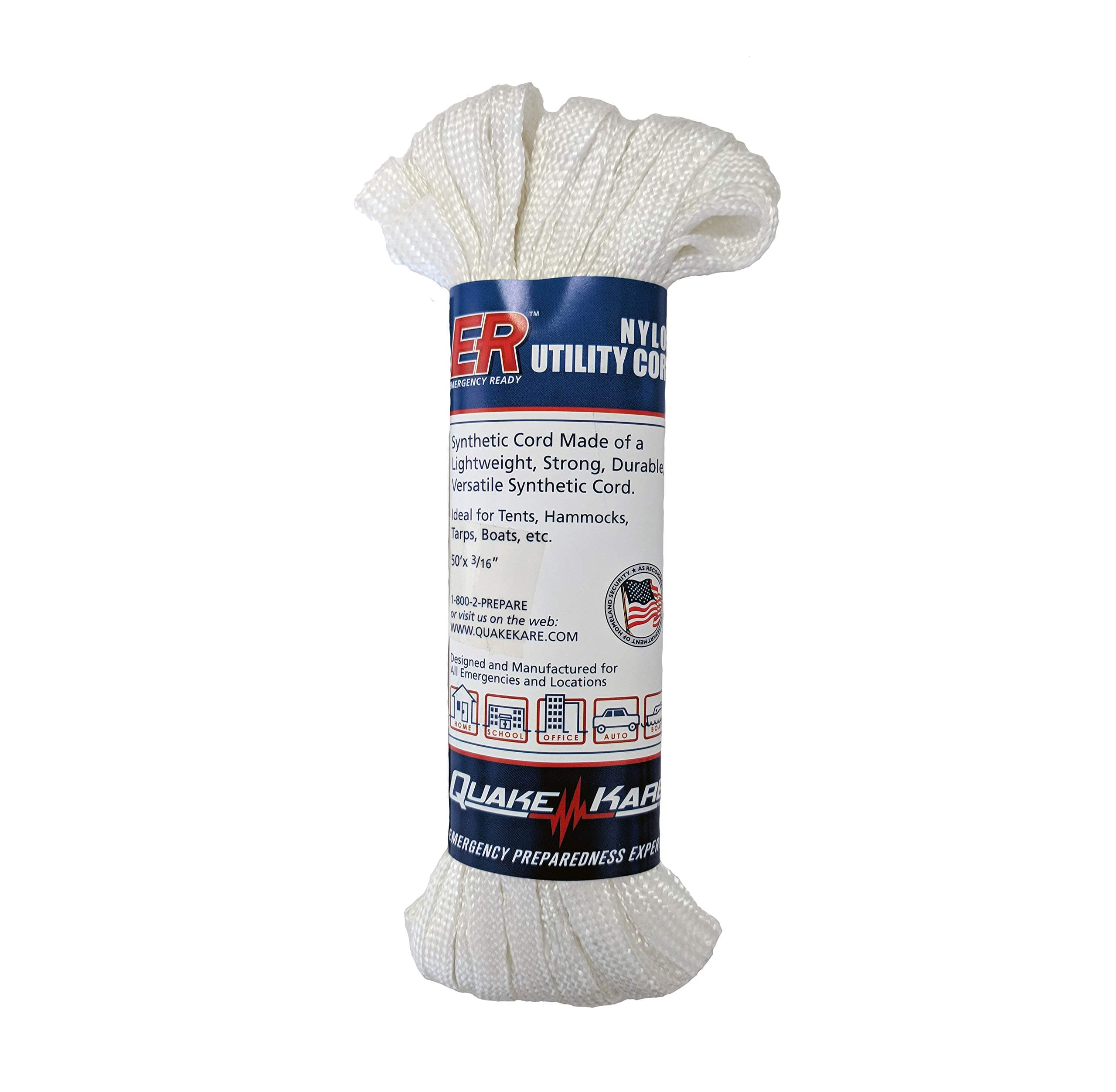 ER Emergency Ready 8NC Nylon Cord