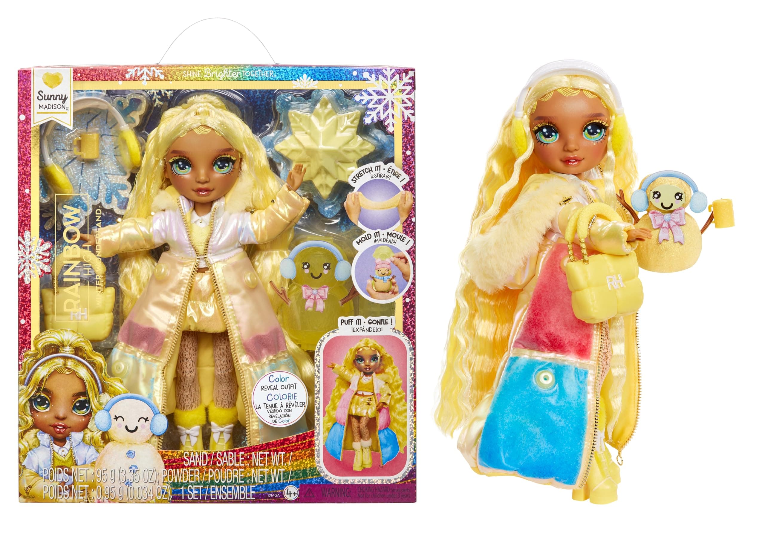 Winter Wonderland Doll- Yellow