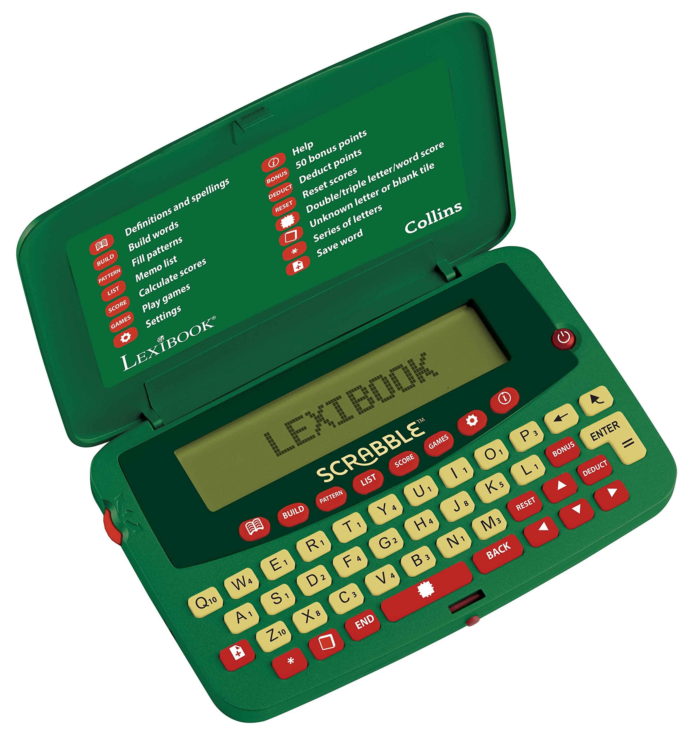 Lexibook Scf-328Aen Deluxe Electronic Scrabble Dictionary, One Size