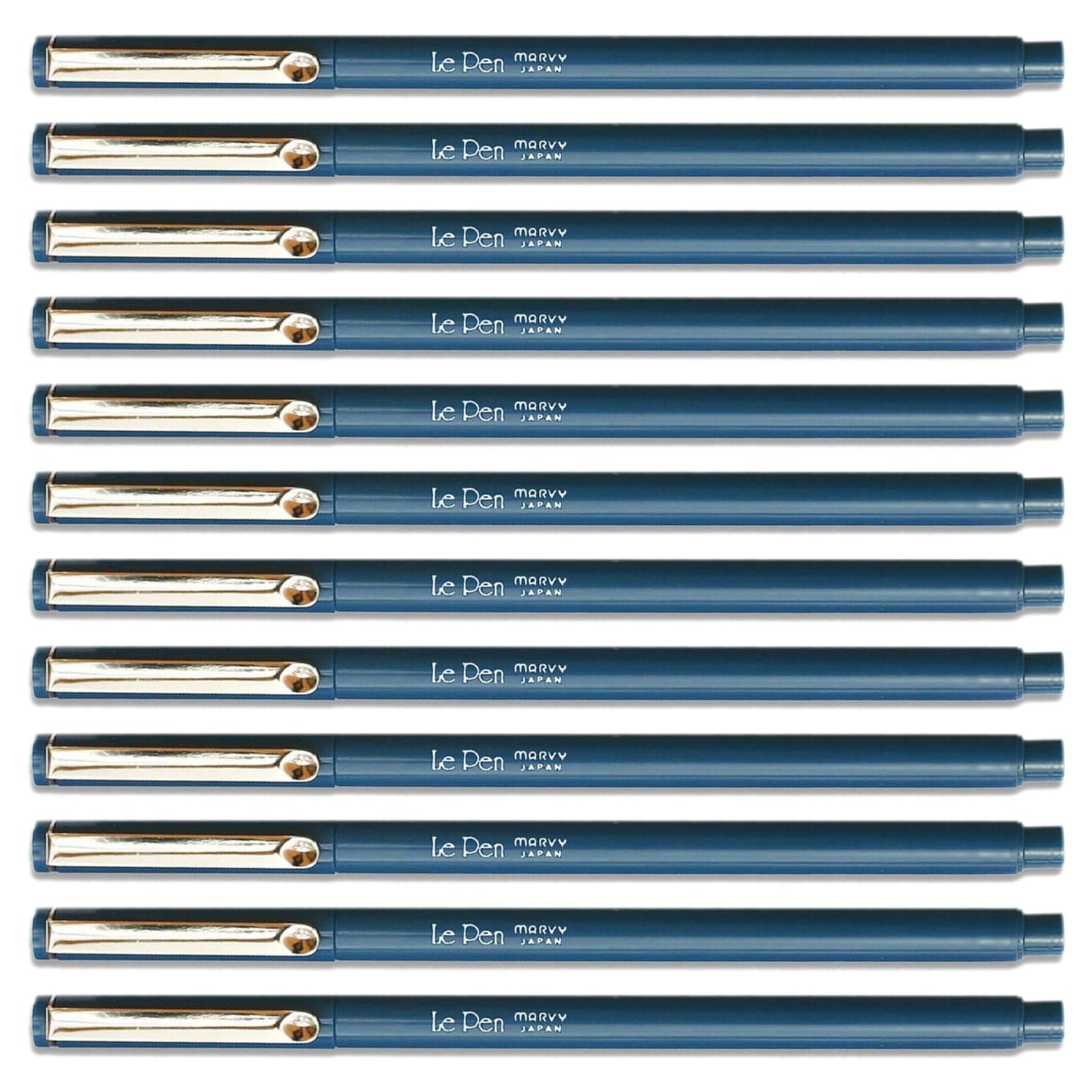 UCHIDALepen Permanent Marker - Oriental Blue Ink 1 Box