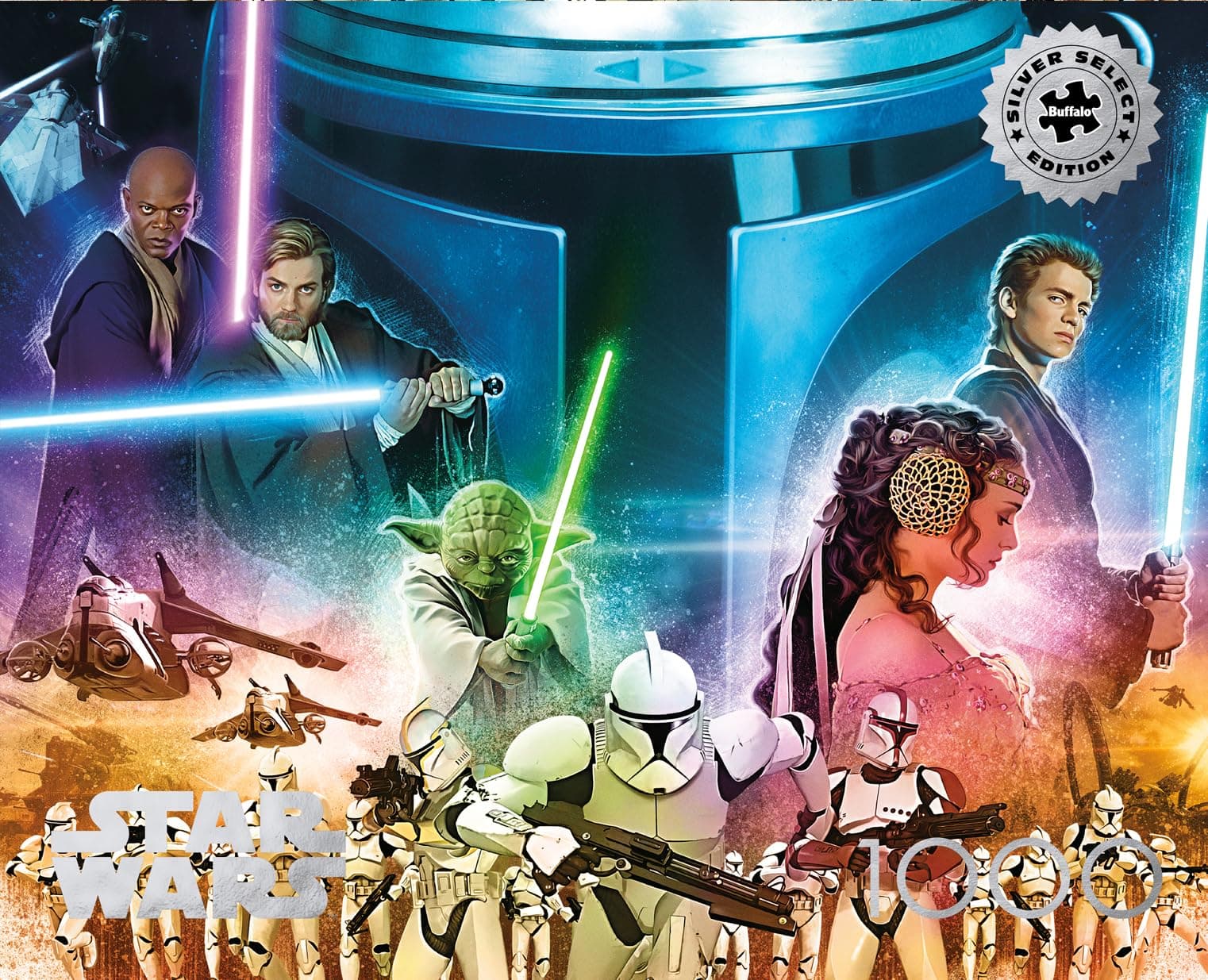 Buffalo Games - Silver Select - Star Wars - I Will be The Most Powerful Jedi Ever - 1000 Piece Jigsaw Puzzle for Adults Challenging Puzzle - Finished Size 26.75 x 19.75