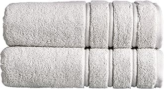 Antalya Large Bath Towels | Set of 2 | 100% Turkish Cotton | 600GSM | Soft Plush Luxury Towel Set | 70cm x 125cm | Quick Dry | Lunar Grey