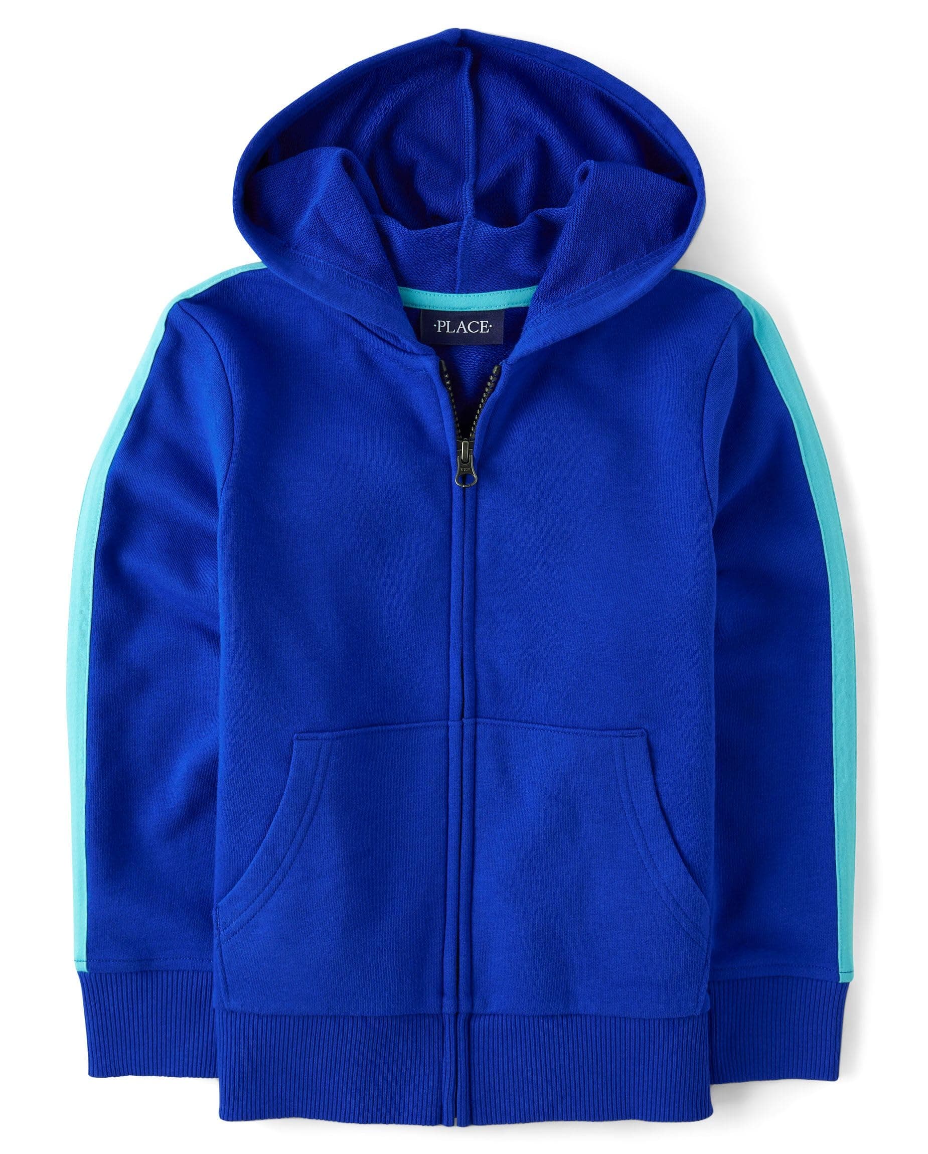 Active Long Sleeve Hooded Full Zip Front Sweatshirt