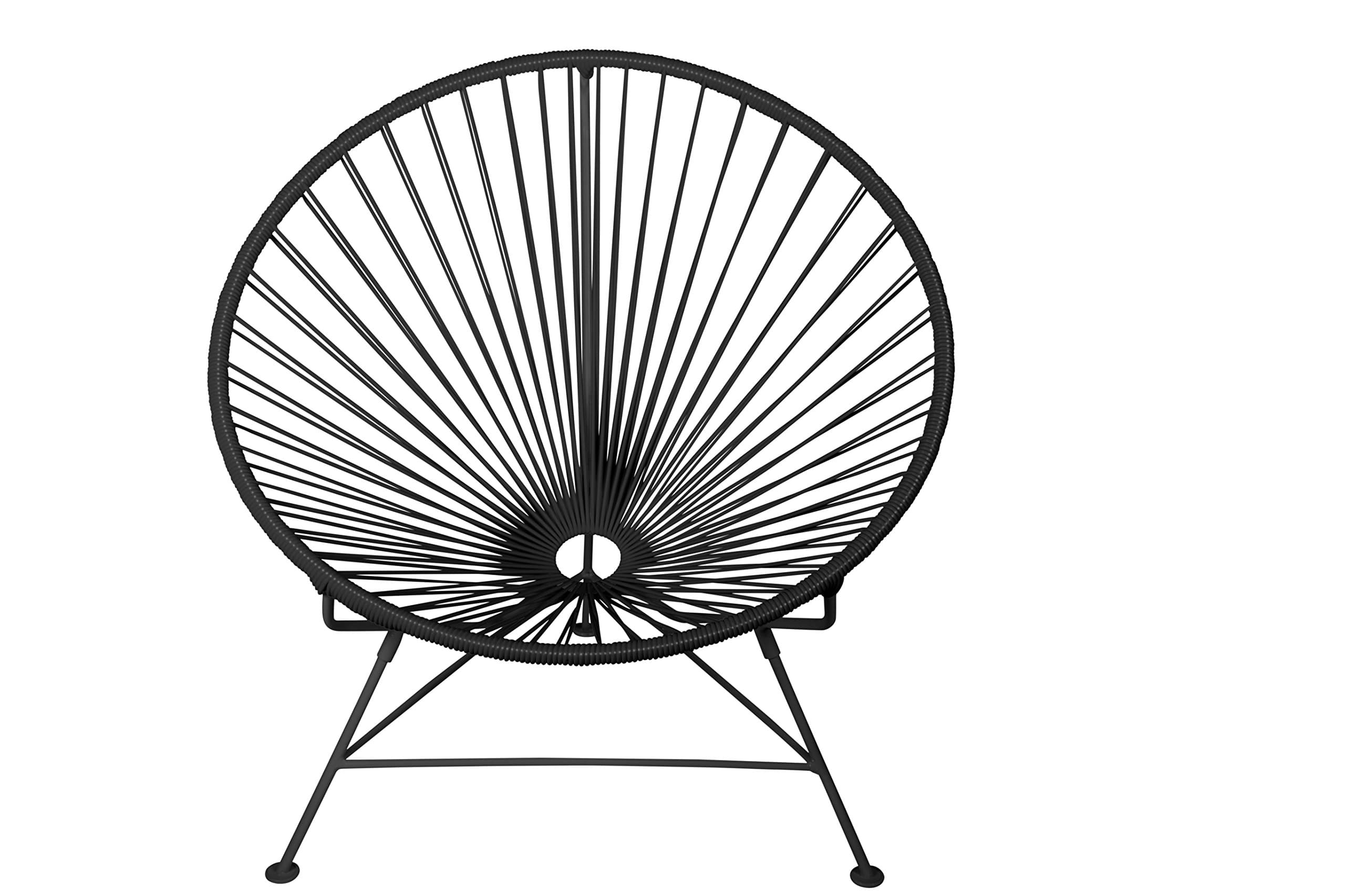 Designs Innit Chair, Black Weave on Black Frame