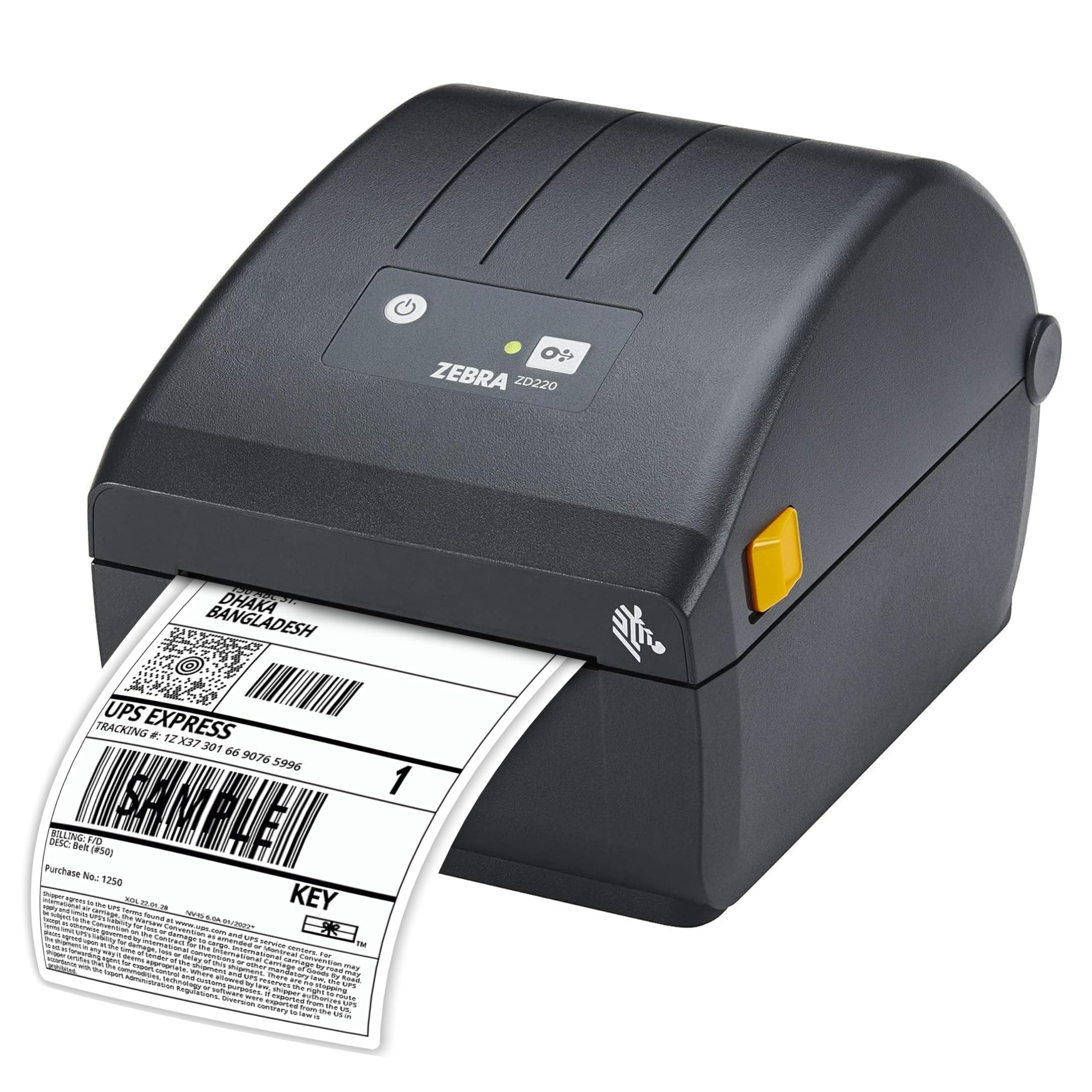Zebra Direct Thermal Printer ZD220-4 Inch Desktop Printer - USB connectivity - Suitable for Logistics, Light Manufacturing, Retail and Healthcare Applications