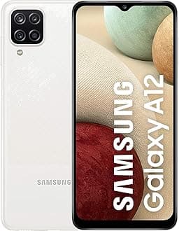SAMSUNG Galaxy A12 Dual SIM - 64GB, 4GB RAM, G LTE, White International Version