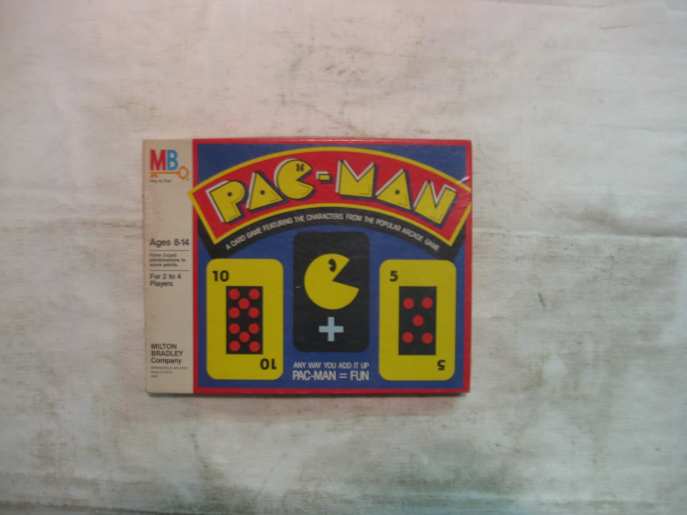 Pac-Man Card Game 1980 Release From Milton Bradley