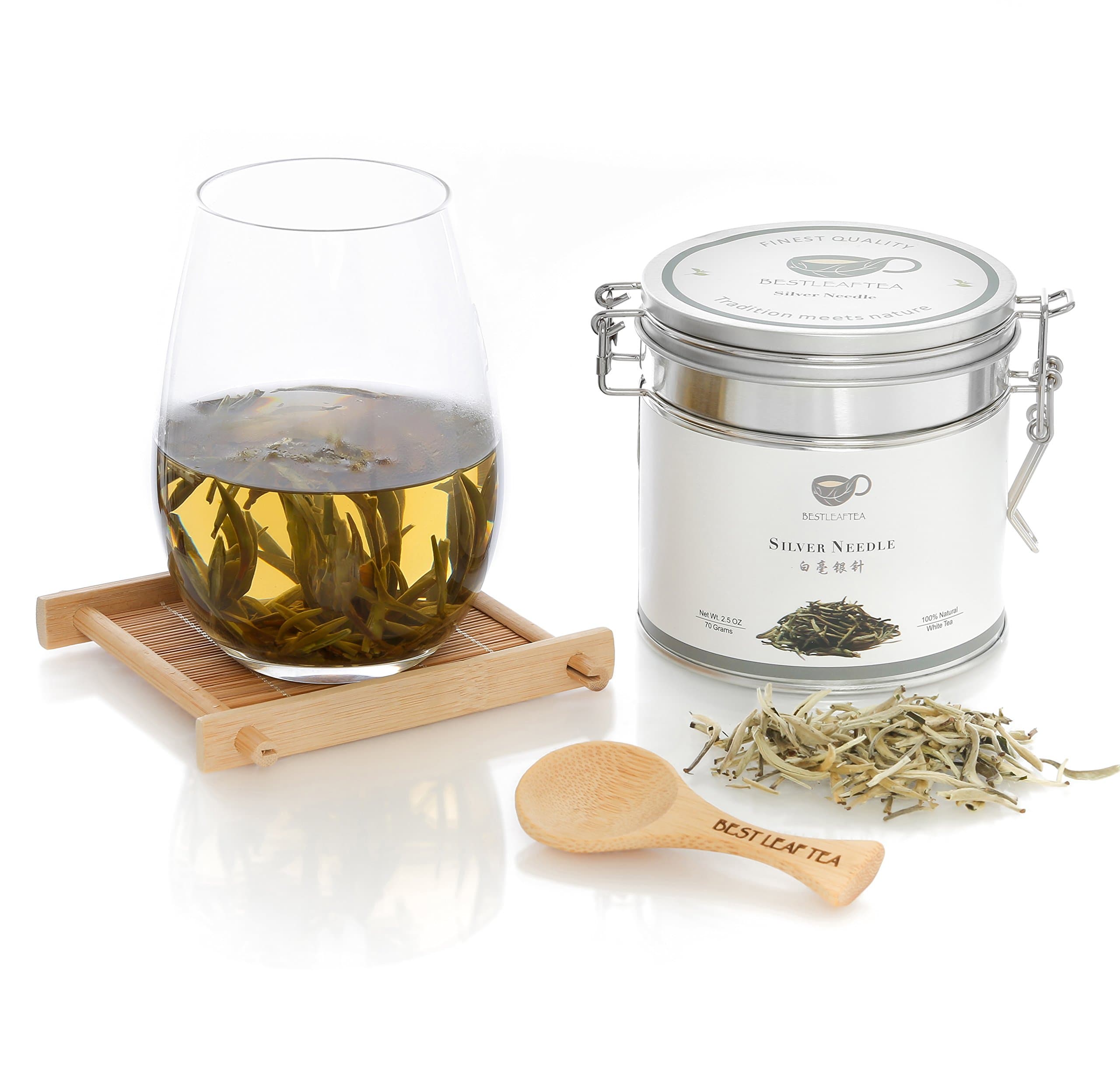 BESTLEAFTEA- Silver Needle White Tea/Bai Hao Yin Zhen/70g/ 2.5Oz