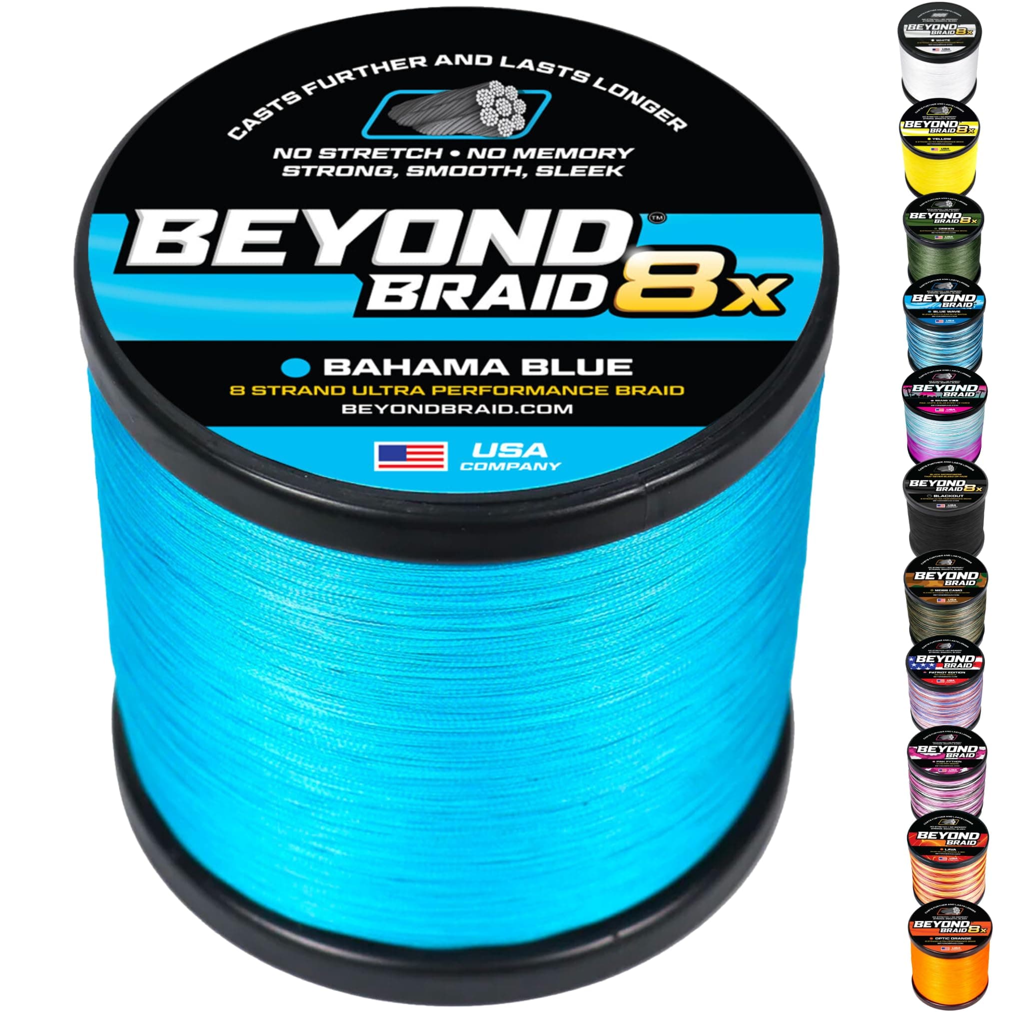 Beyond Braid Bahama Blue 300 Yards 20LB
