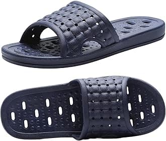 Bath Slippers with Drainage Holes Quick-Drying Non-Slip Dormitory Home Bathroom Slippers Unisex