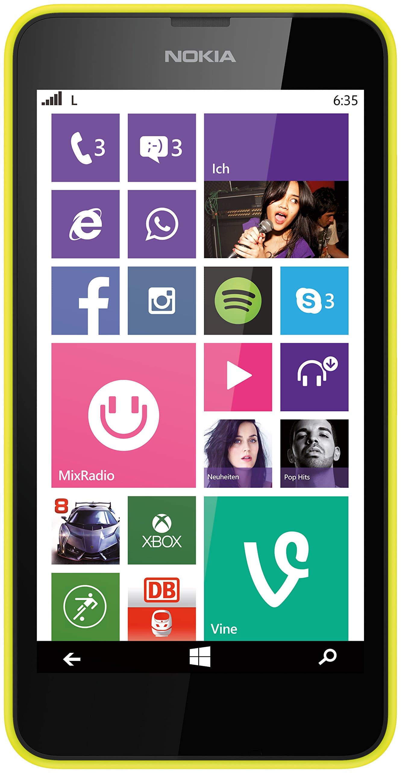 NokiaLumia 635 LTE yellow