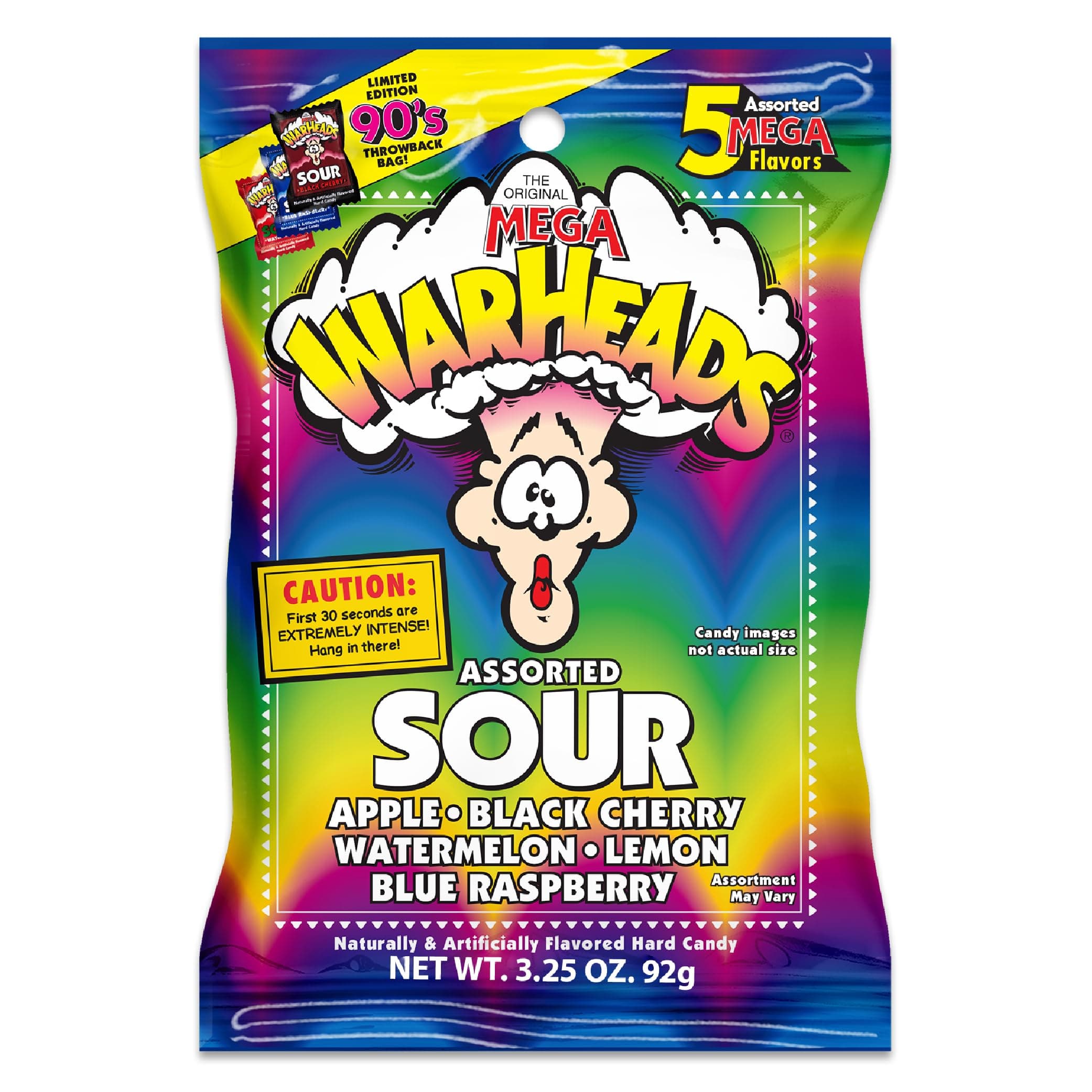 Extreme Sour Hard Candy 3.25oz Assorted Flavors