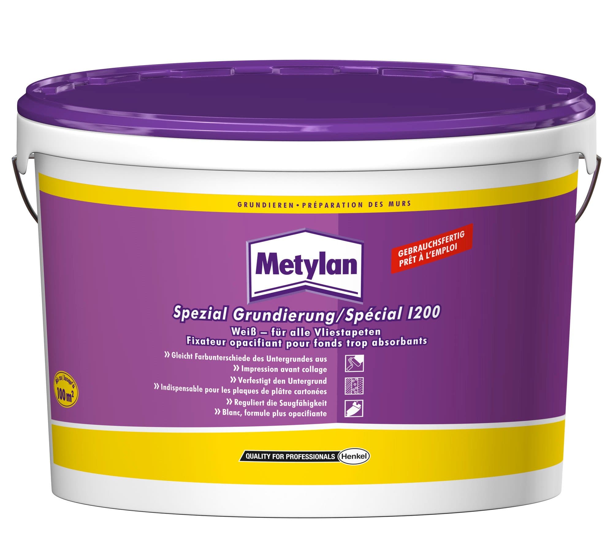 Metylan1676427 "Special" Primer, White, 3 Litre
