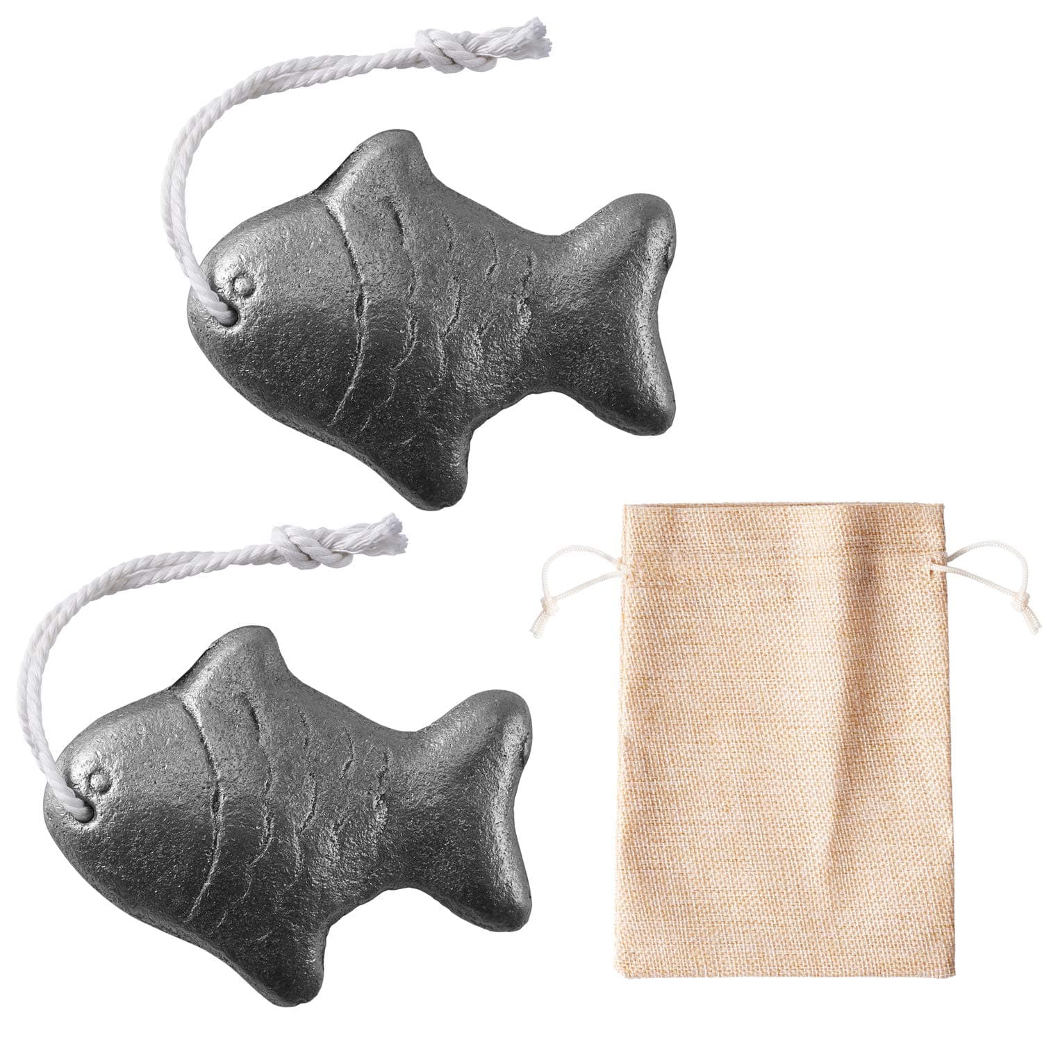 Iron Fish 2 Packs with Bag - an Effective and Safe Cooking Tool to Add Iron to Food, Ideal for Pregnant Women Vegans Athletes
