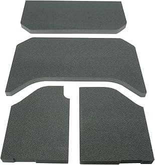Design Engineering 050131 Boom Mat Black Sound Deadening Headliner Compatible with 4-Door Jeep Wrangler (2007-2010)