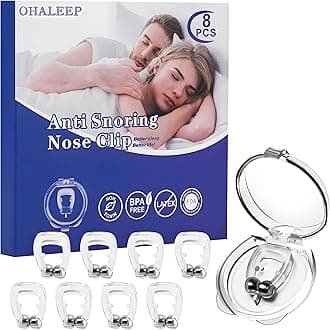 Effective to Relieve Snoring, Snoring Solution for Comfortable and Quieter Sleep, White,M