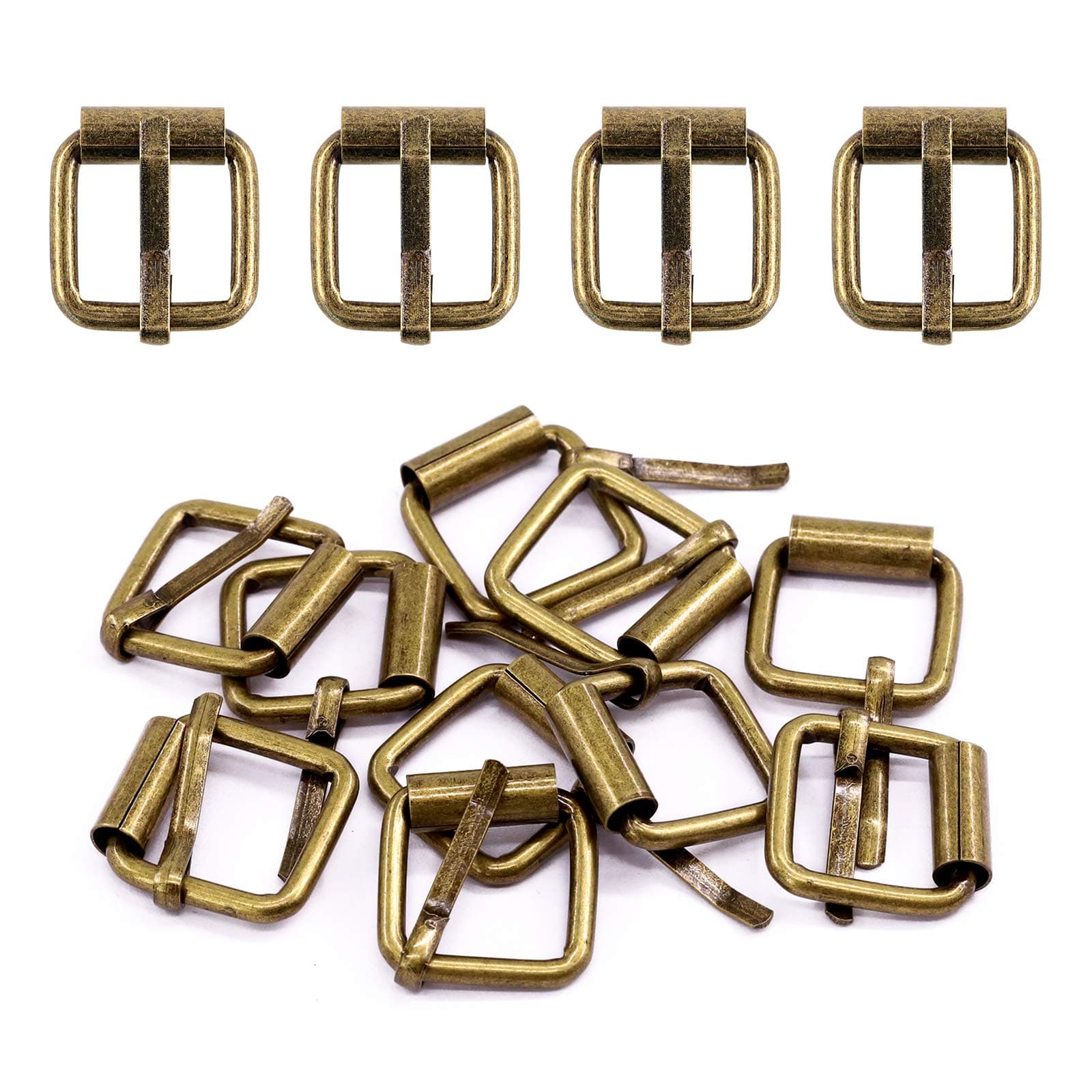 60Pcs Multi-Purpose Metal Roller Buckles