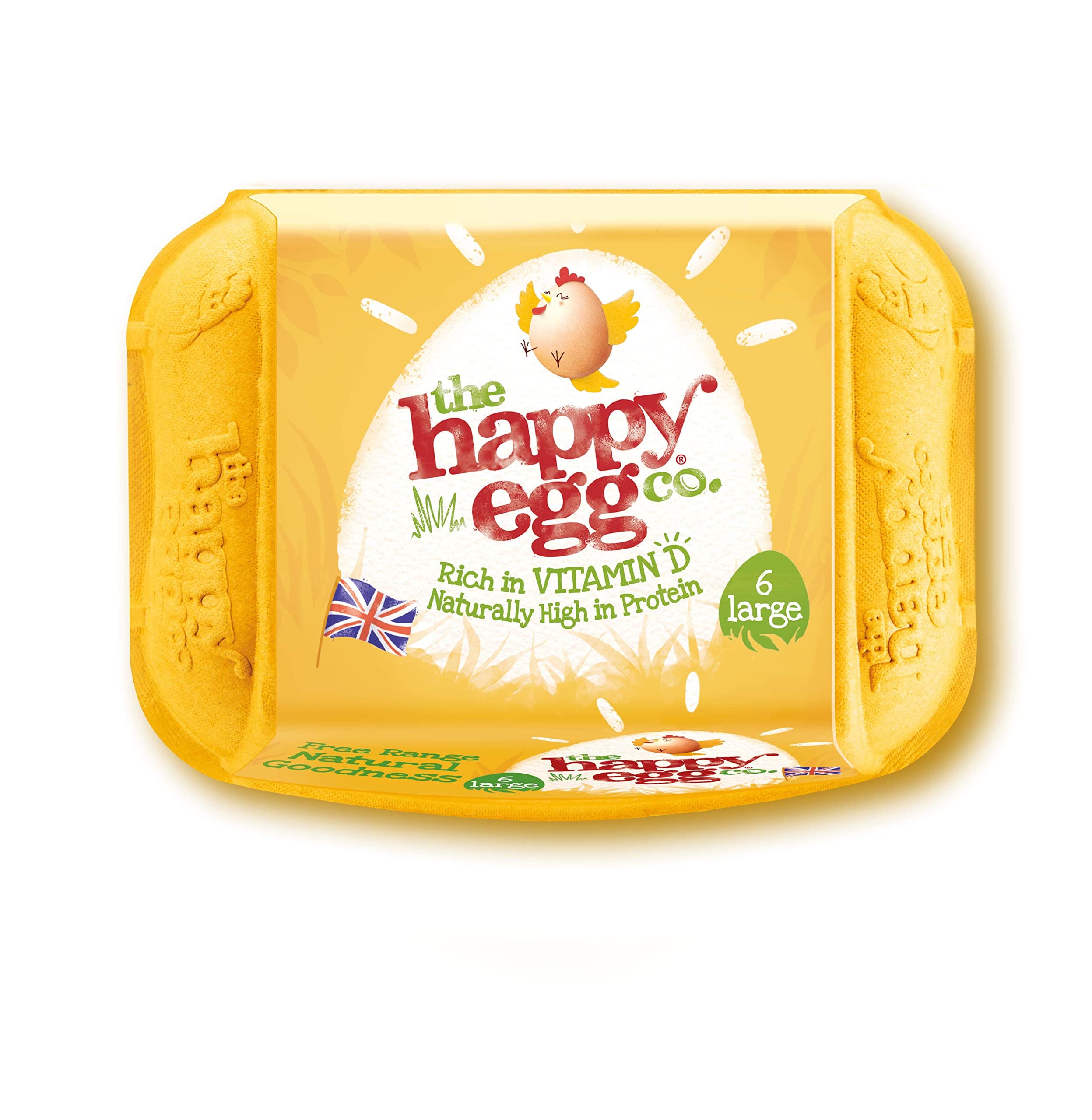 Happy Egg Large Free Range Eggs, 6 pack