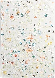 Maison d' Hermine Kitchen Towels Set of 2 100% Cotton 27.50" x 20" Reusable Cloth Tea Dish Towels Absorbent with Hanging Loop for Kitchen, Home, Dining, Cocktail Parties Spring/Summer (Colmar)