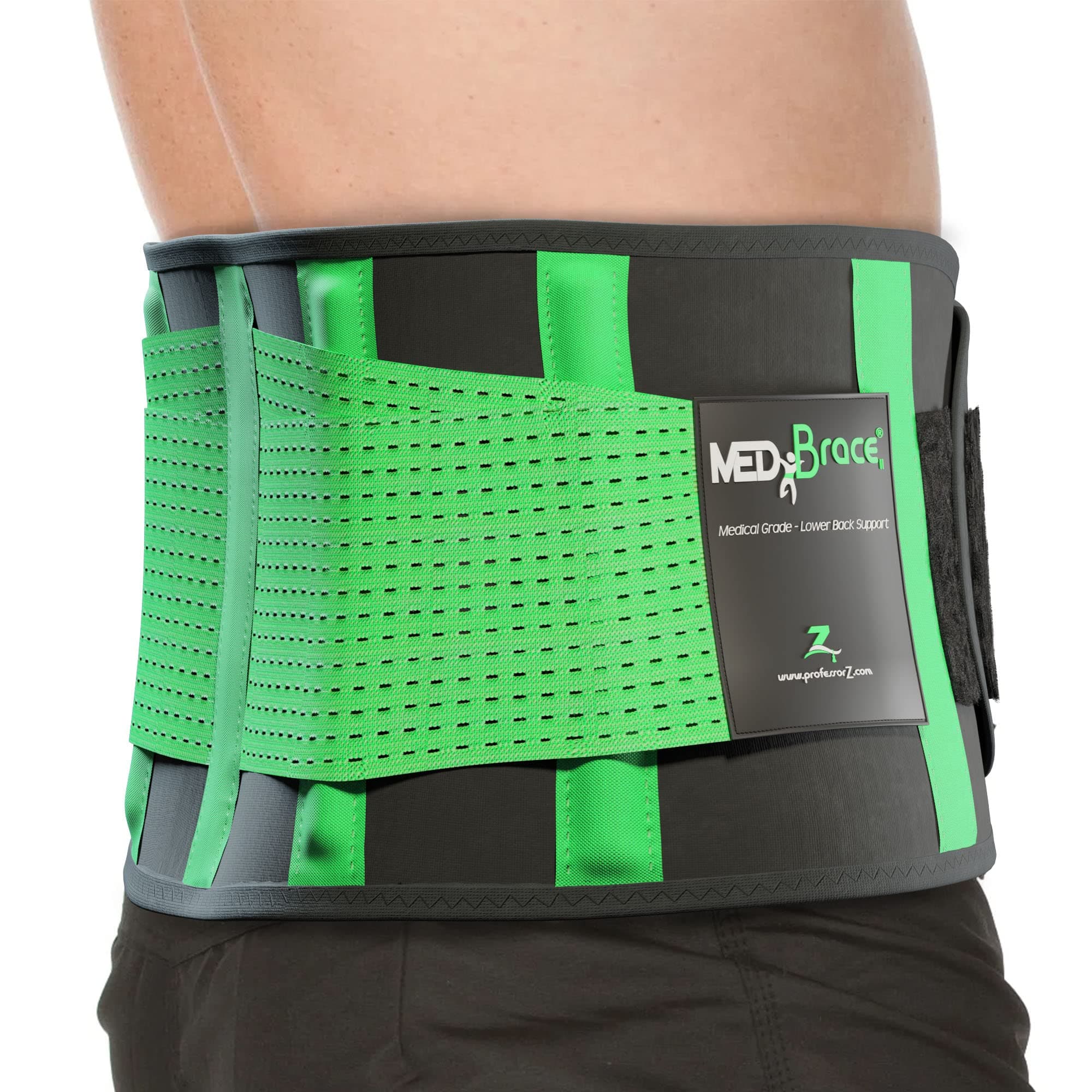 Back Support Belt Back Brace for Lower Lumbar Pain Relief for Men and Women - Medical Grade Orthopaedic Waist Compression for Sciatica Nerve, Scoliosis, Disc or Lifting at Work