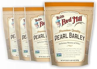 Bob's Red Mill Pearl Barley, 30oz (Pack of 4) - Non GMO, Vegan, Kosher