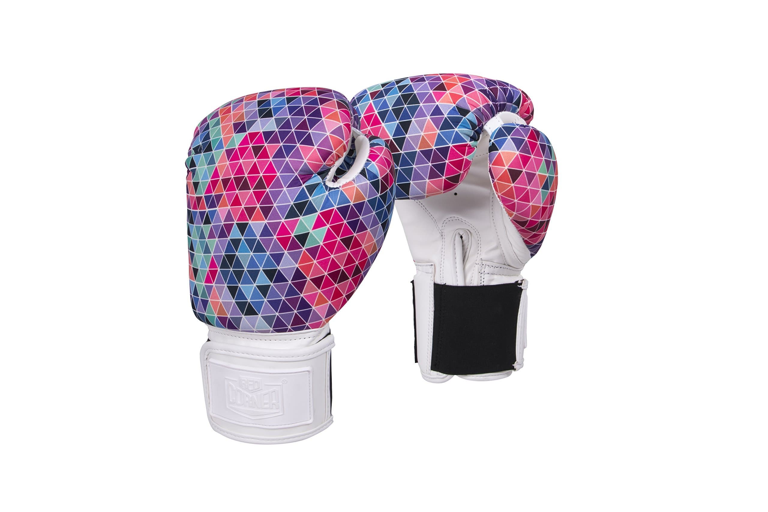 Red Corner Women's Boxing Glove 12oz - Mosaic Pattern