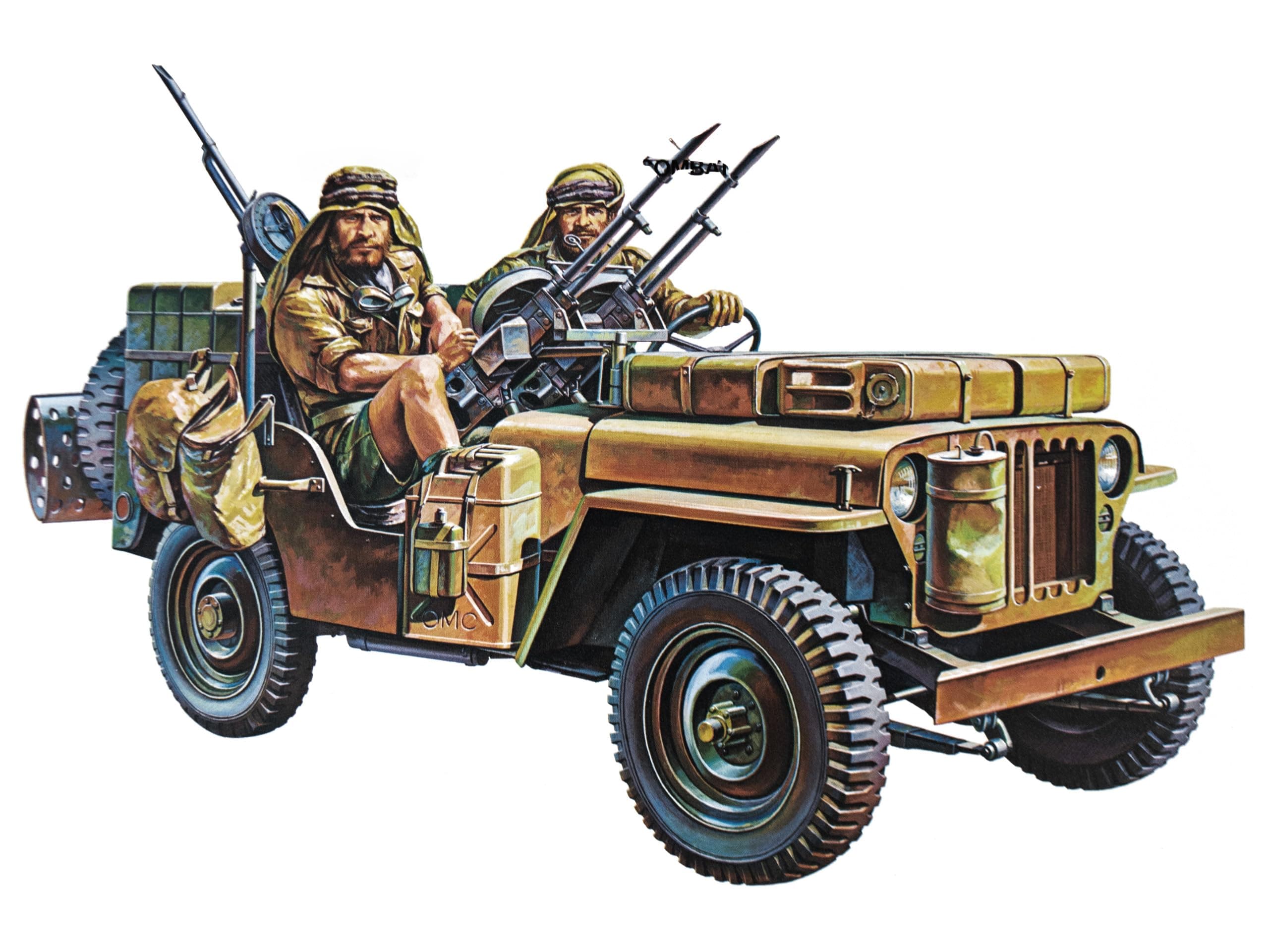 British SAS Jeep - 1:35 Plastic Model Kit 35033