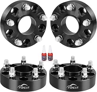 FLYCLE 1.5 inch 5x5 Hubcentric Wheel Spacers for 2018-2022 Wrangler JL/JLU,2011-2022 Grand Cherokee WK2,2011-2022 Durango,2019-2022 Gladiator JT,5x127mm Forged Spacer with 14x1.5 Studs & 71.5mm
