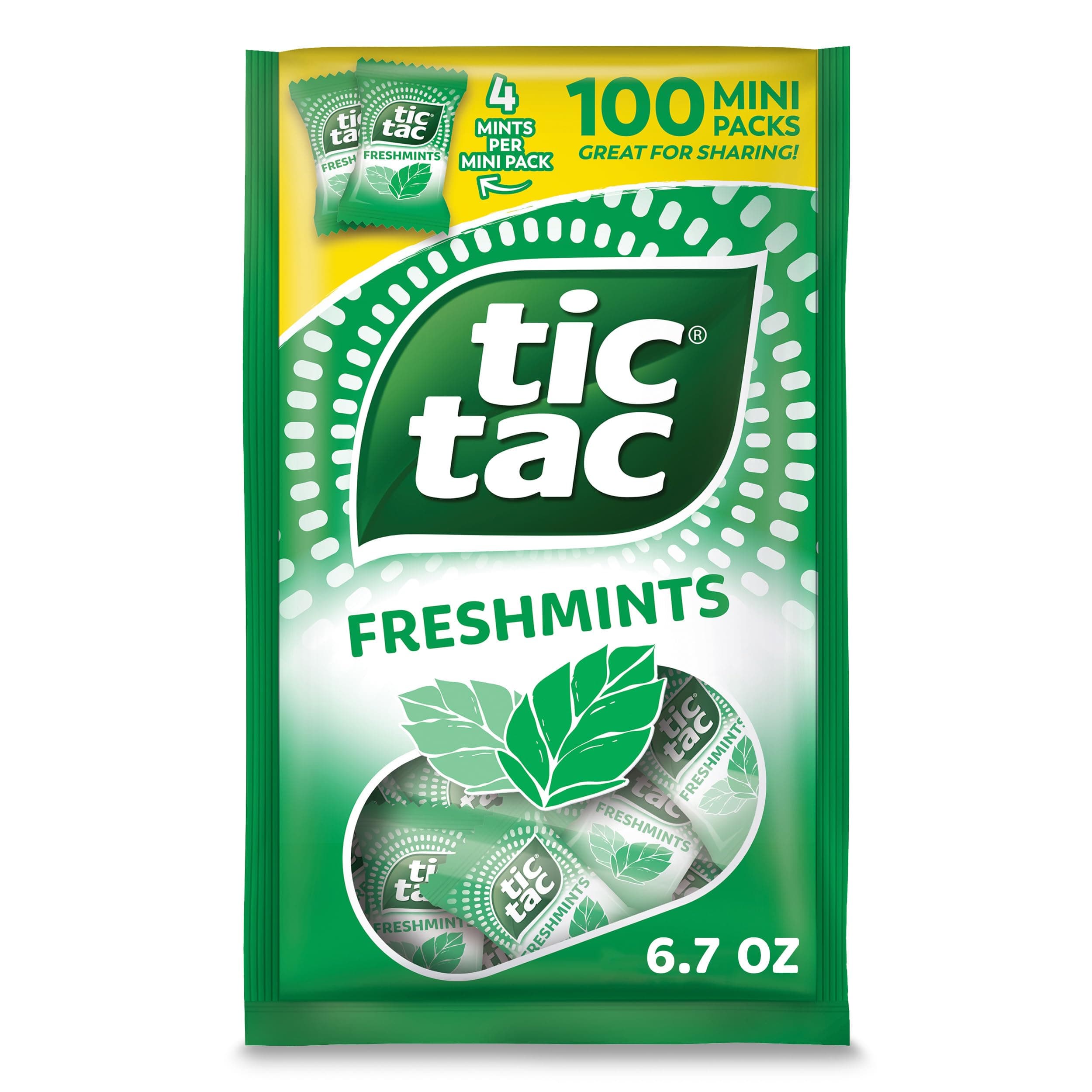 Tic Tac Fresh Mint - Pillow Pack (pack of 100)