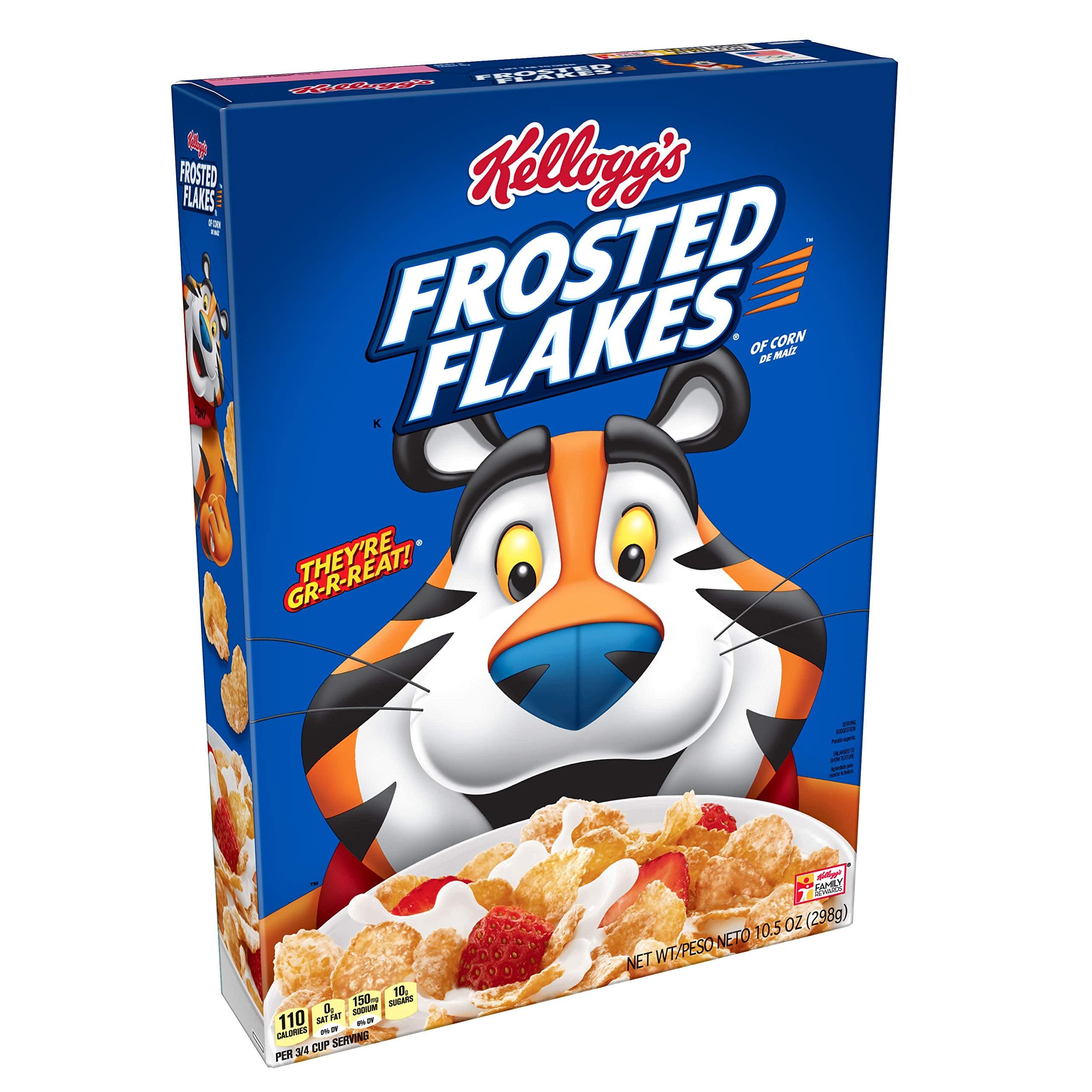 Kellogg Frosted Flakes Cereal, 10.5 Oz