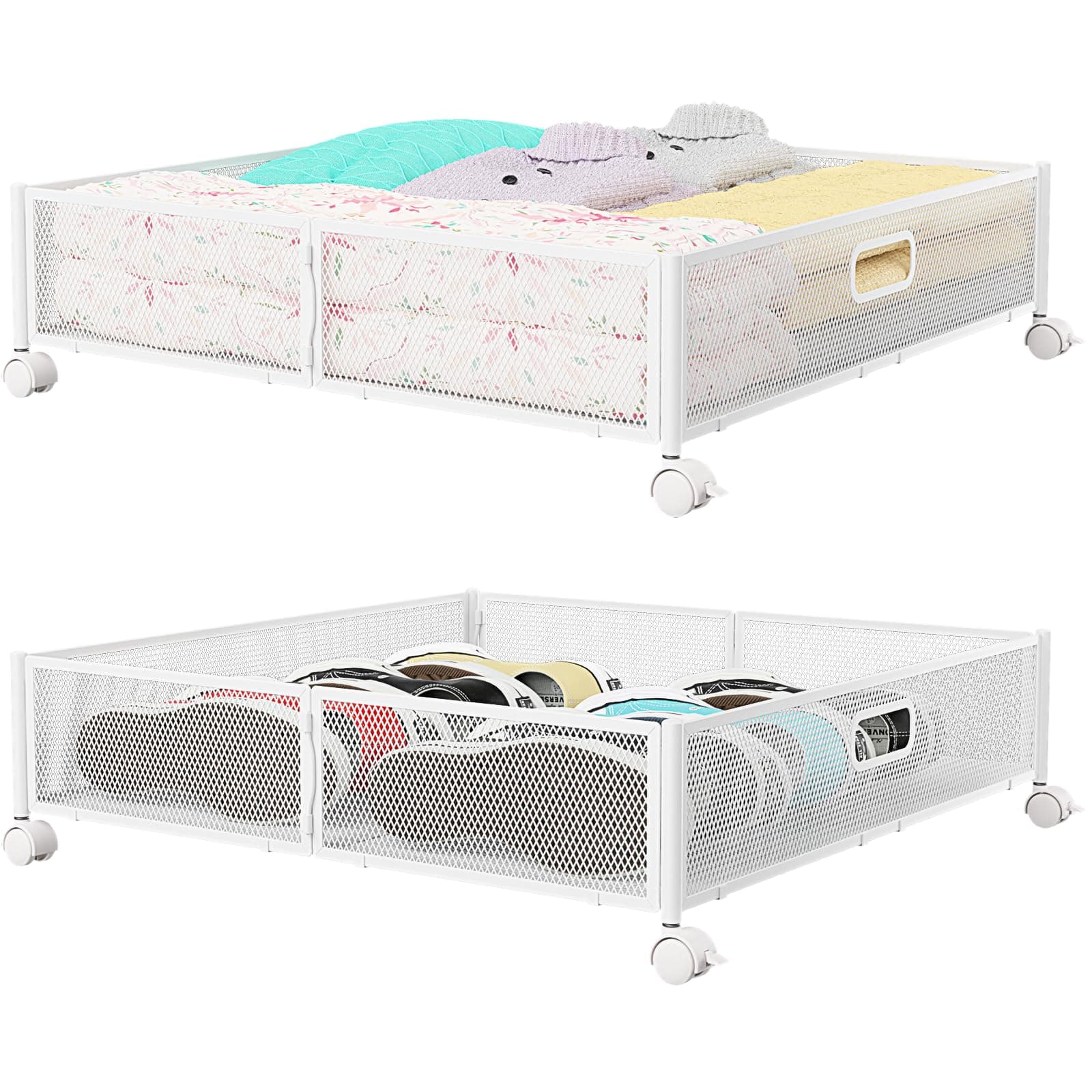 Under Bed Storage, Under the Bed Storage Containers with Wheels, Under Bed Sh...