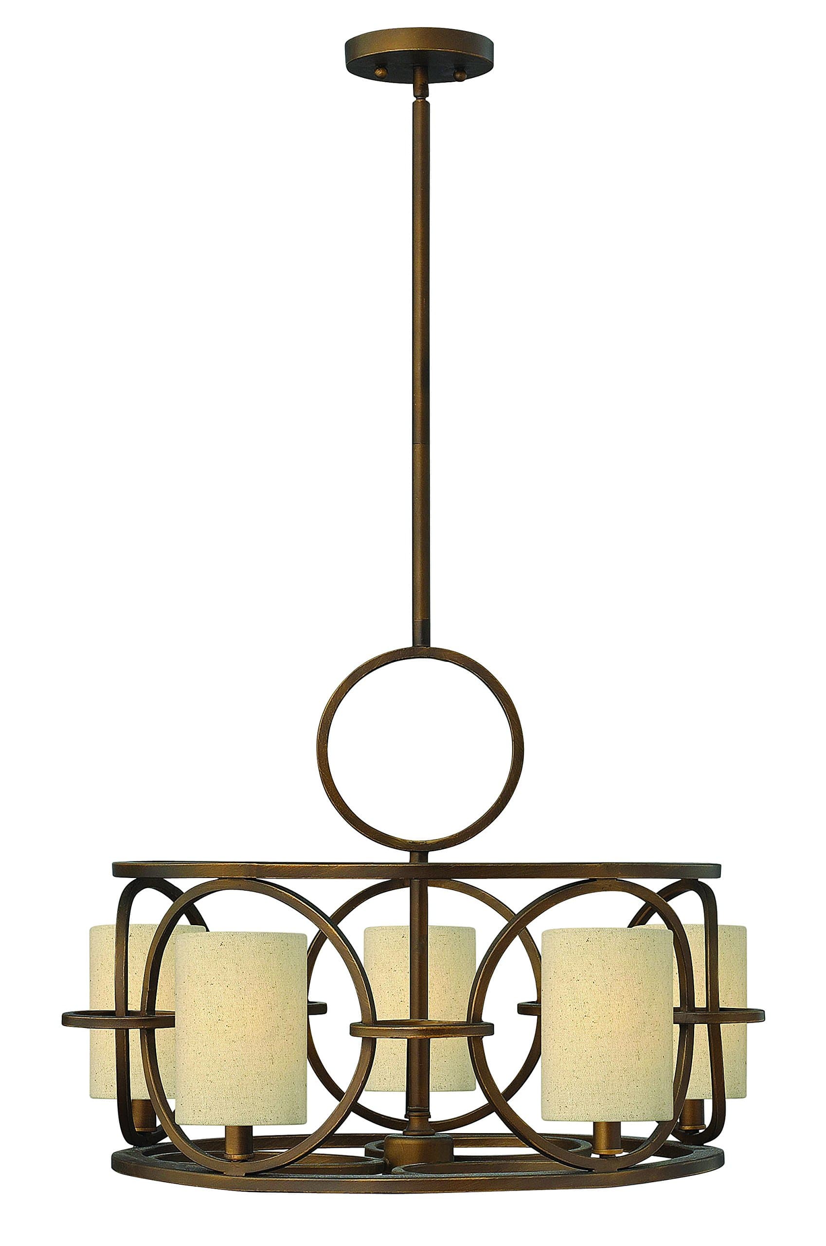 Fredrick Ramond FR42405BRC Five Light Chandelier