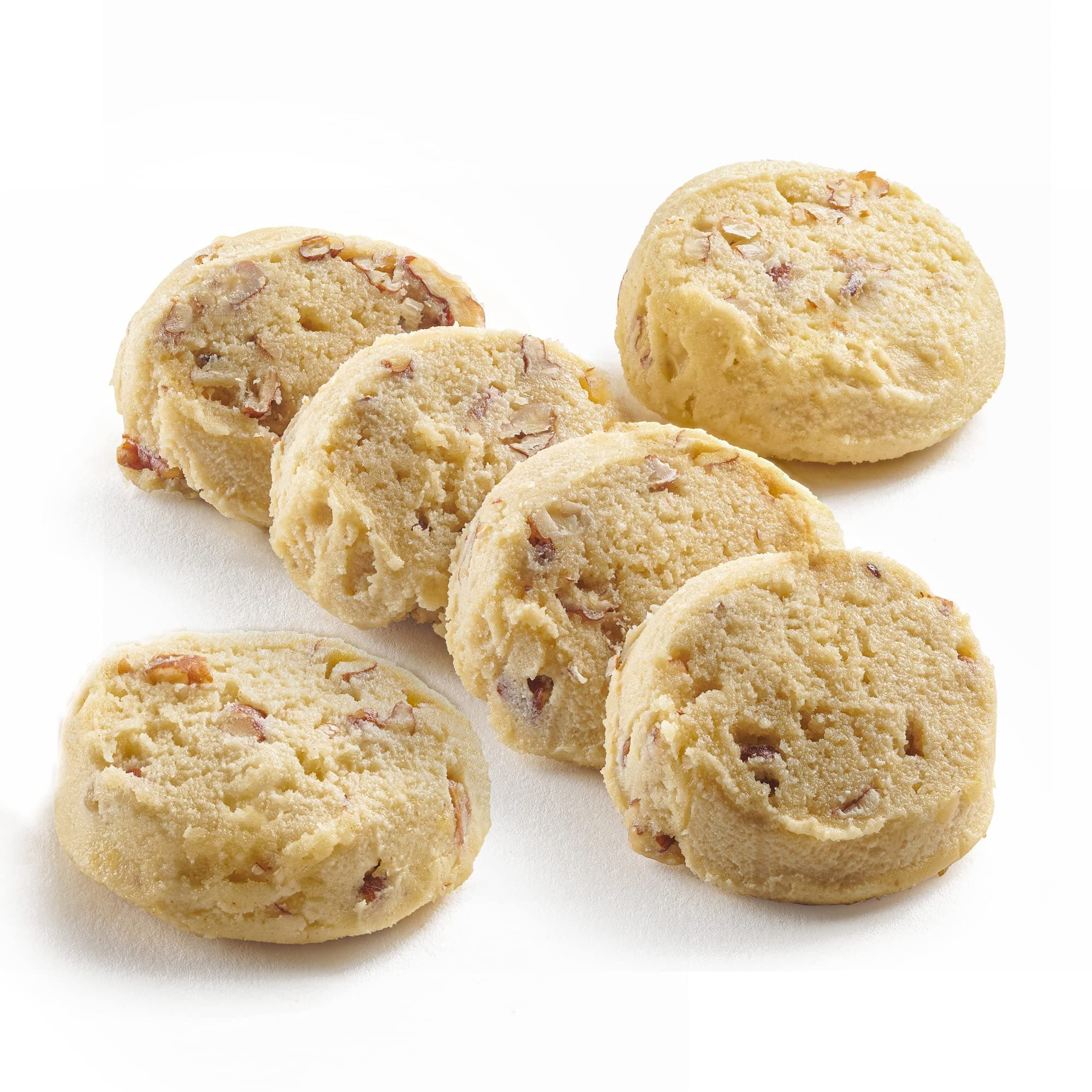 Preformed Frozen Cookie Dough – Butter Pecan, Ready-to-Bake Cookies, 96 Count