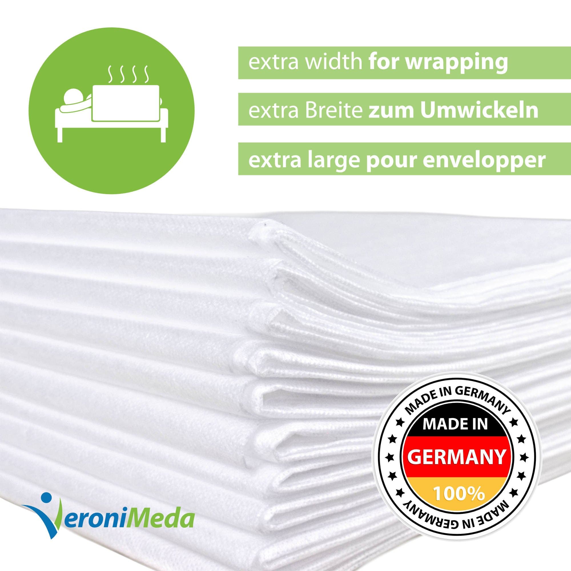 VERONIMEDA – Washable Massage Table Sheets (5 pcs.) / Massage Table Covers (200x160cm)