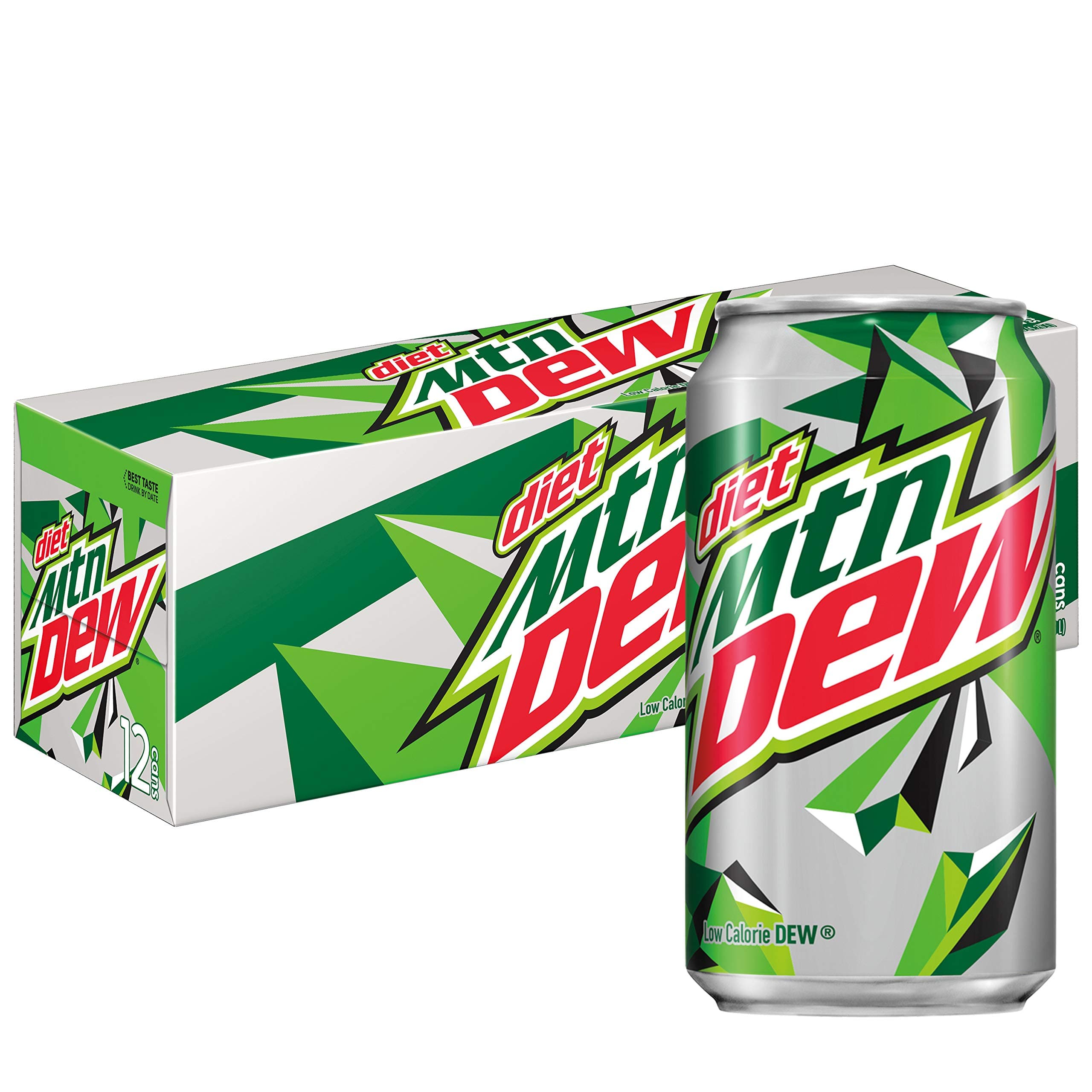 Diet Mountain Dew Cans (12 Count, 12 Fl Oz Each)
