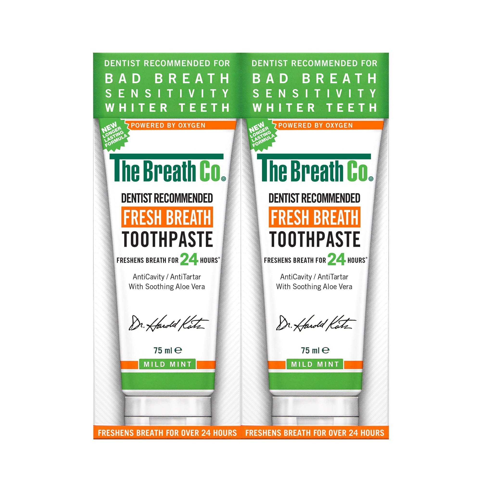The Breath Co Fresh Breath Toothpaste - 75 Ml, Mild Mint