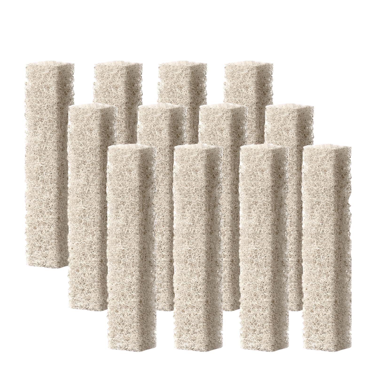 12-Pack Replacement Ammonia Reducer Pads Compatible with Aqueon QuietFlow 10 LED PRO and SmartClean 10-20 Gallons Aquarium Power Filter