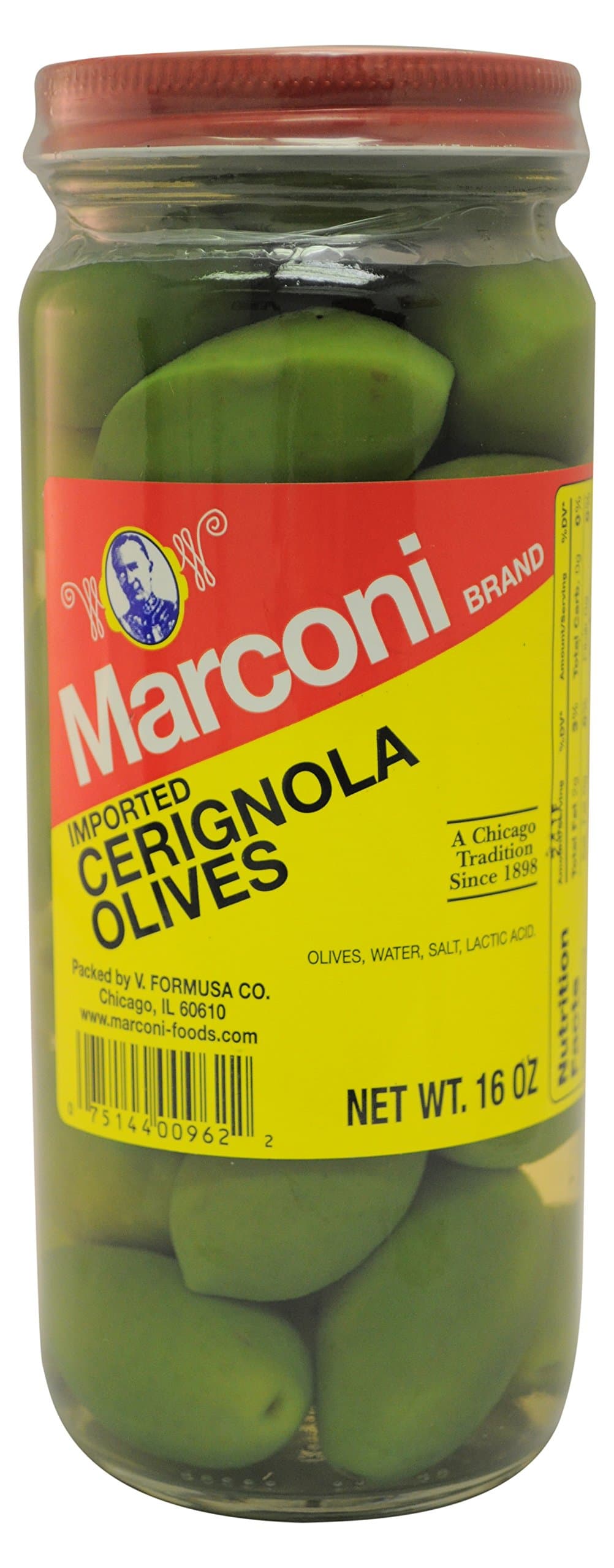 Marconi Castelvetrano Olives, 16 Ounce