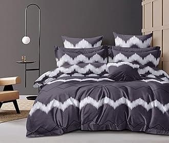 THE HOME STYLE Super Soft Glace Cotton King Size AC Comforter II Blanket II Duvet for Double Bed with 1 Flat Bedsheet and 2 PiIIow Cover, 350TC (Moonlit Wave) (4PC Comforter Set)