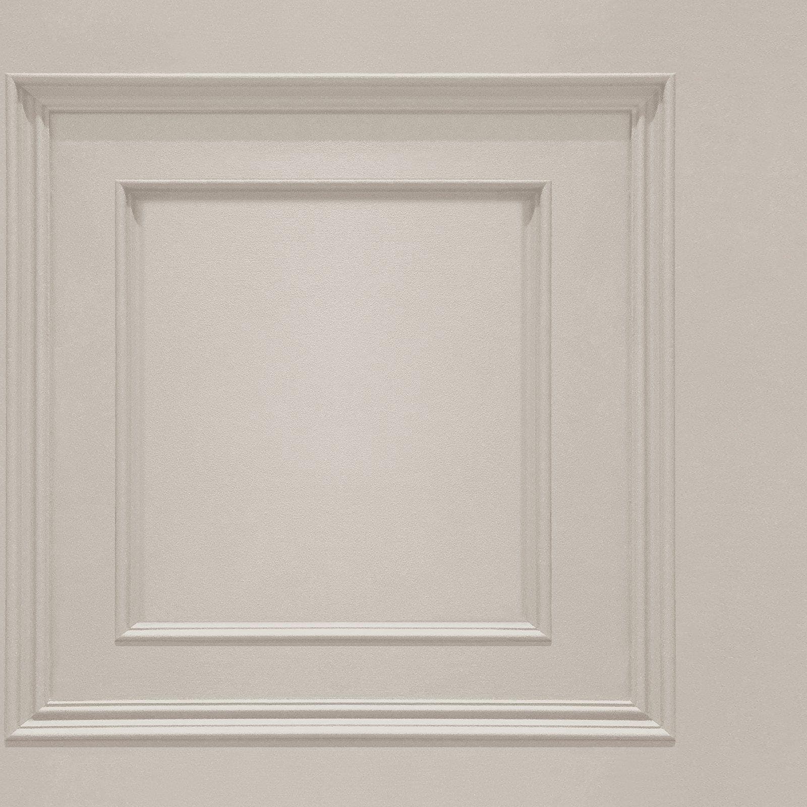 Oliana Wood Panel Effect Wallpaper Cream