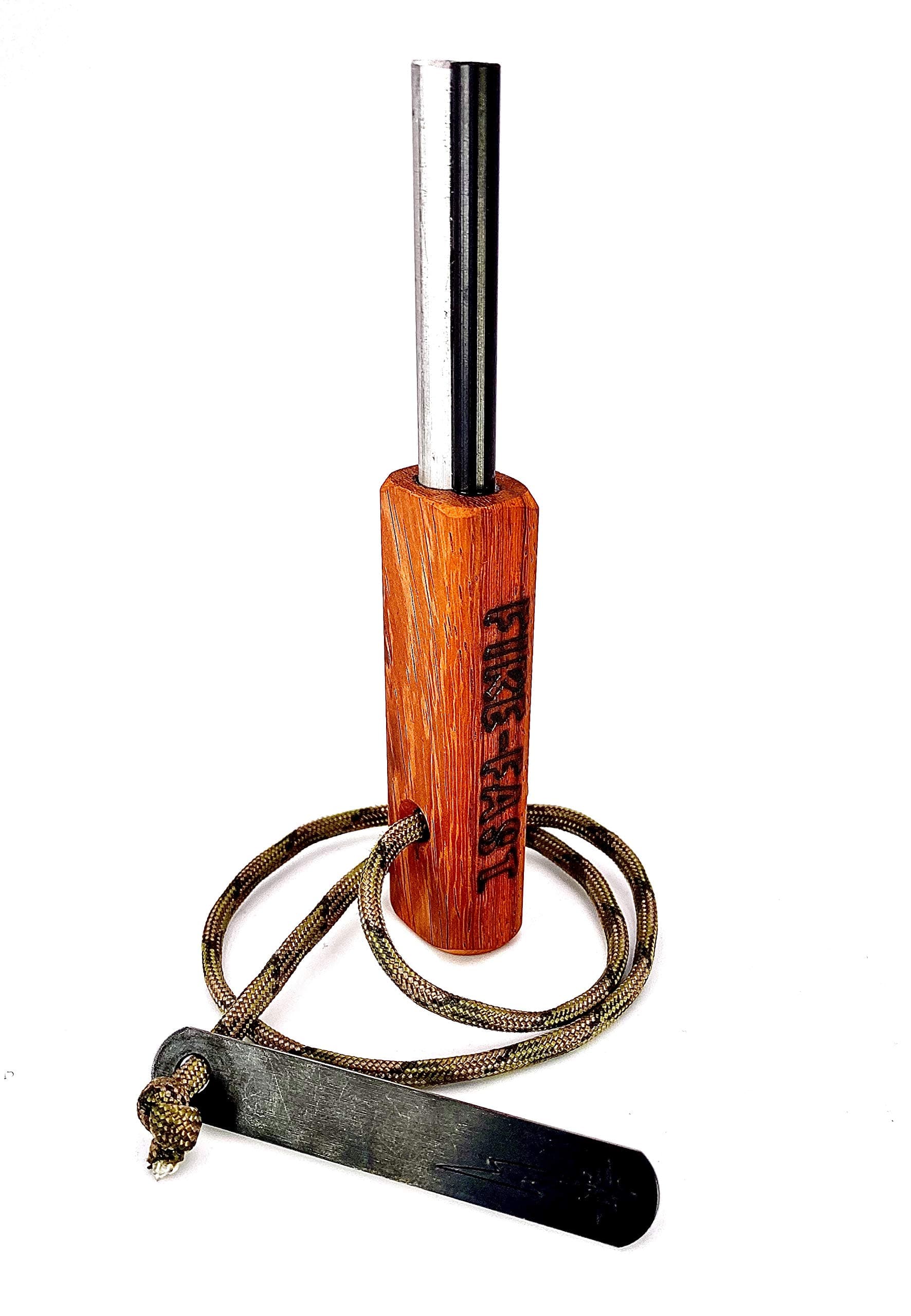 Fire-Fast Survival Gear Fire Fast Fire Fly. European Fire Steel Ferro Rod and Magnesium. Compact Feather Weight Emergency Fire Starter for Camping, Backpacking, Hiking.