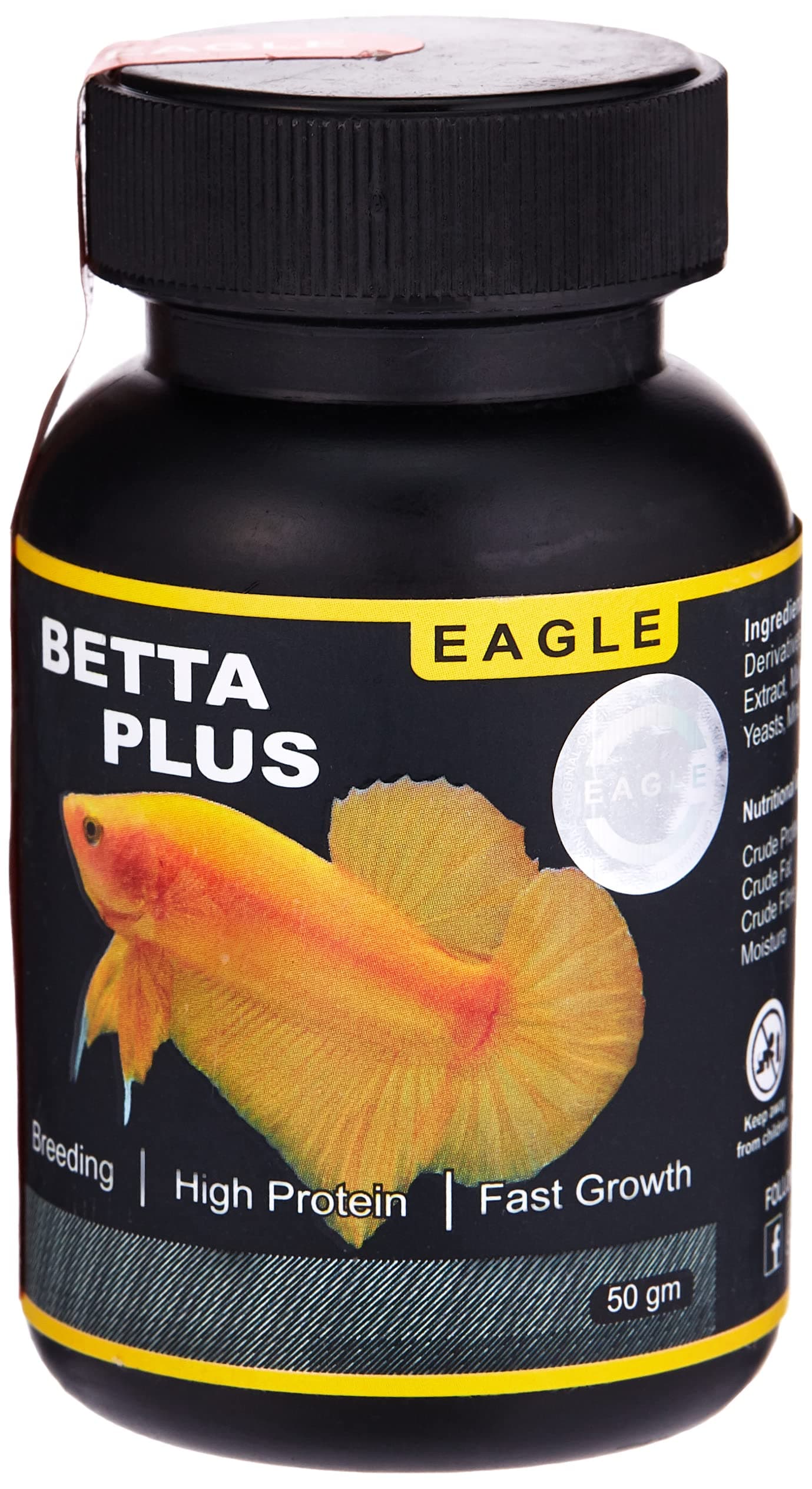 Horizone, Eagle Betta Plus, 50 gm, Black