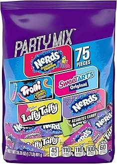 Variety Party Mix, Individually Wrapped Assorted Candy, 28.6 Ounce (75 Count)