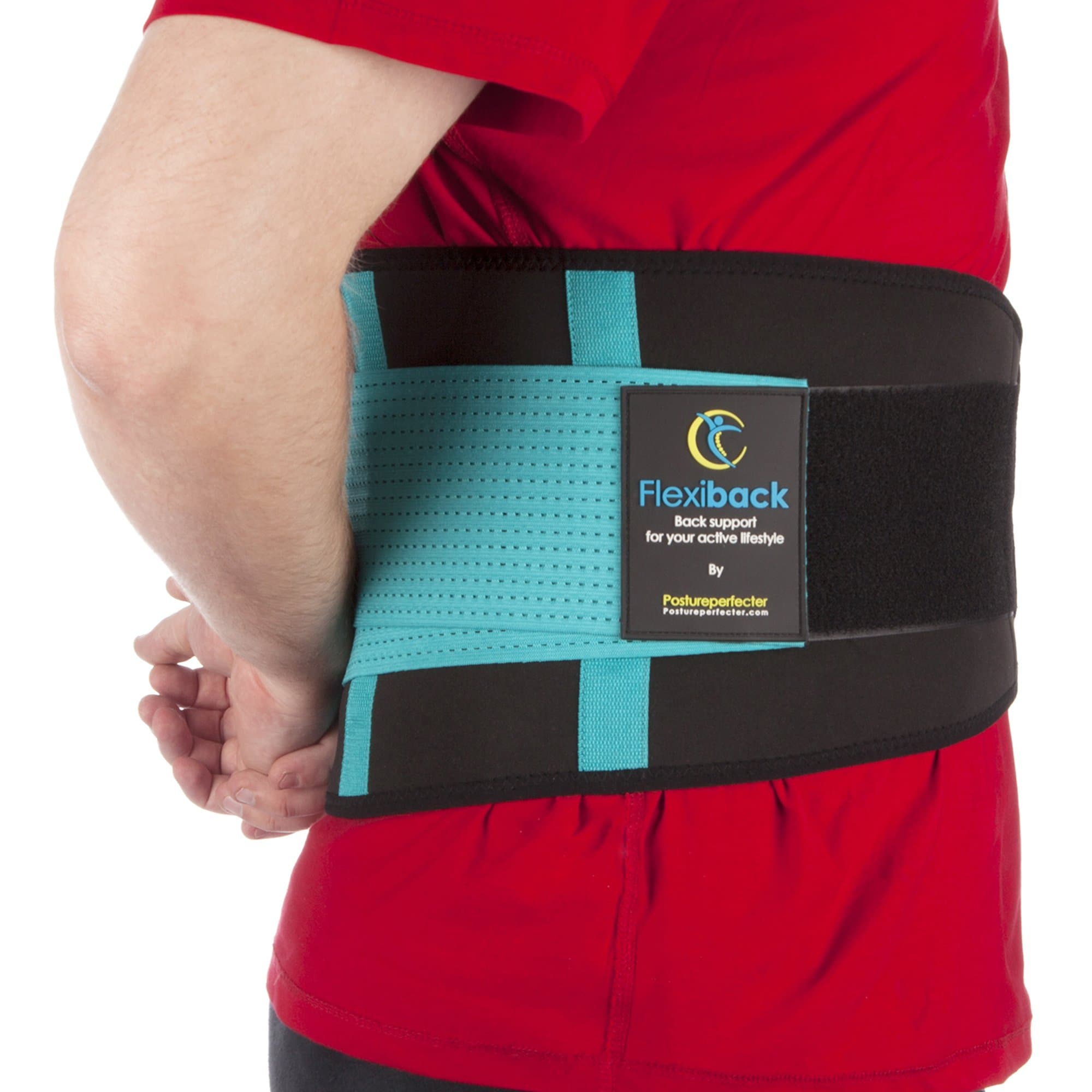 Posture Perfecter Back Brace Support Belt - Helps Relieve Lower Back Pain, Sciatica, Scoliosis Herniated & Slipped Discs