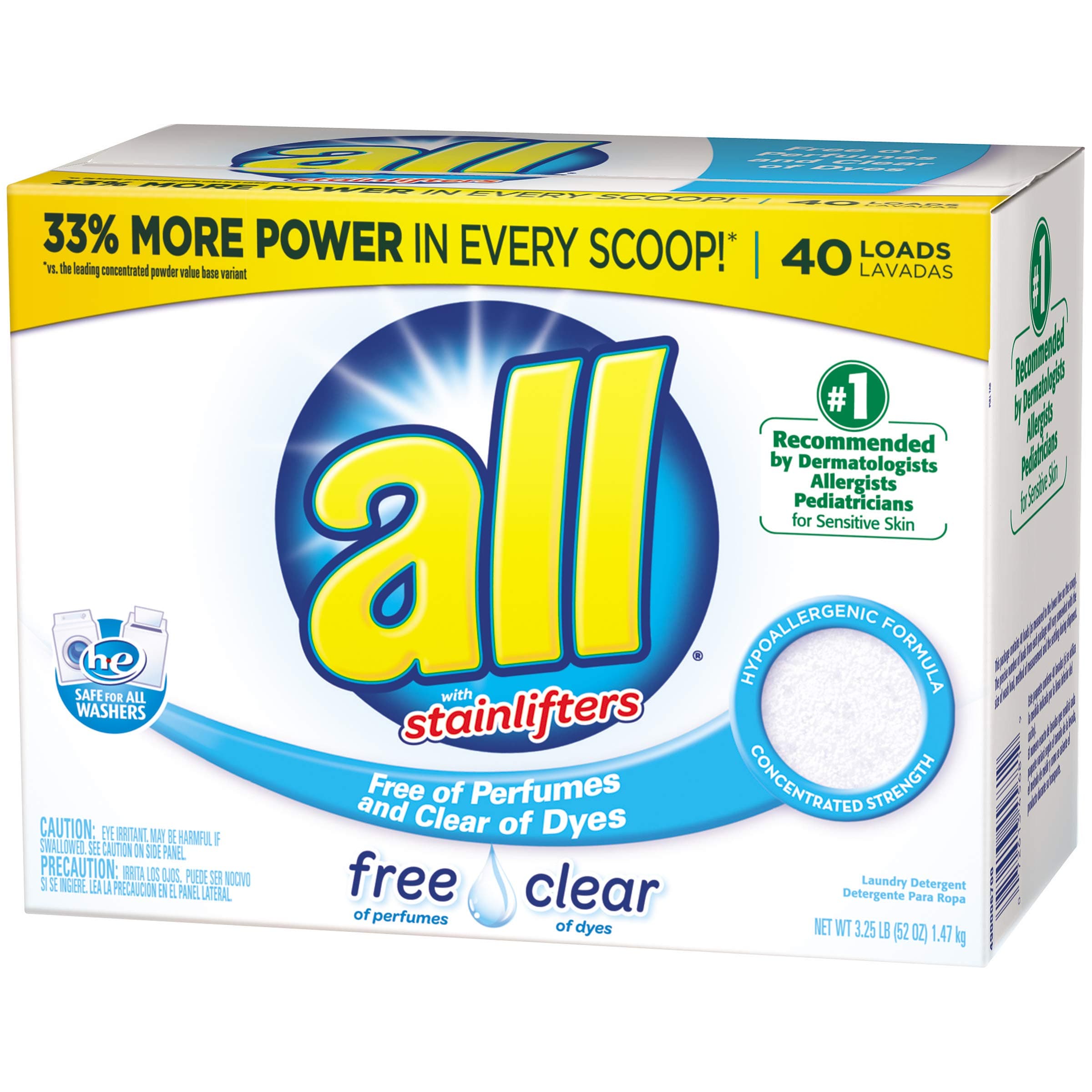 All-Purpose Powder Detergent, 52 Oz Box