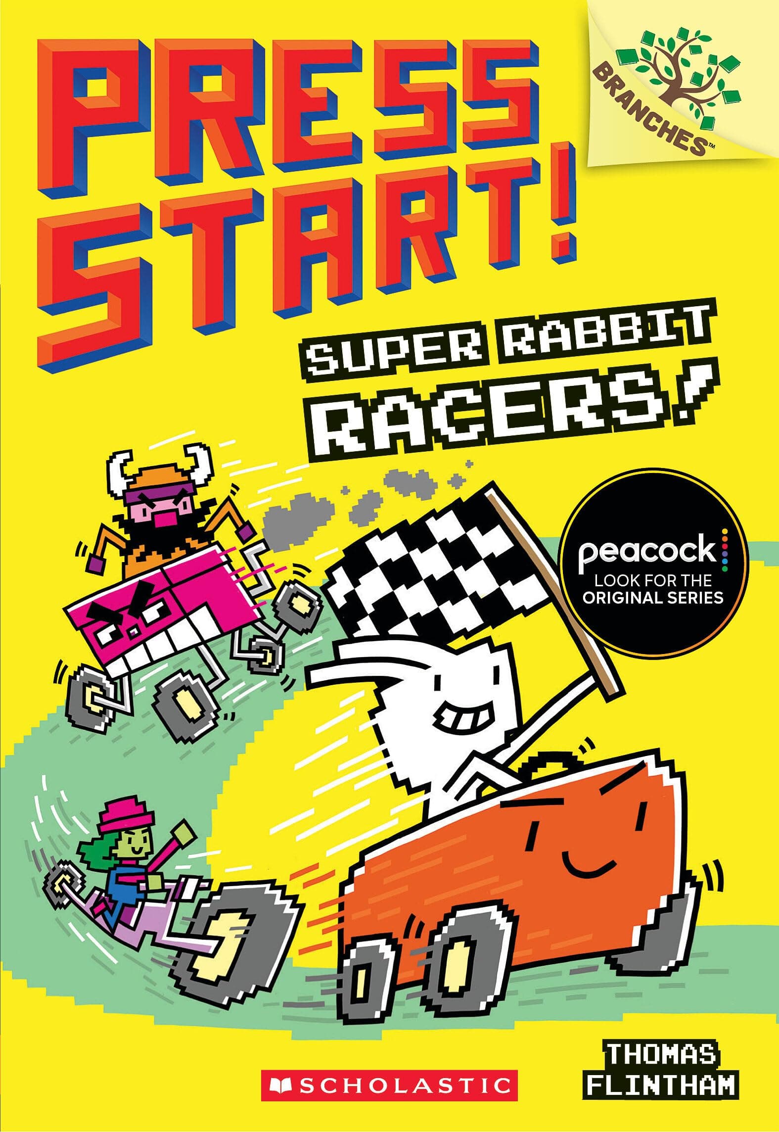 Super Rabbit Racers!: A Branches Book (Press Start! #3) (3)