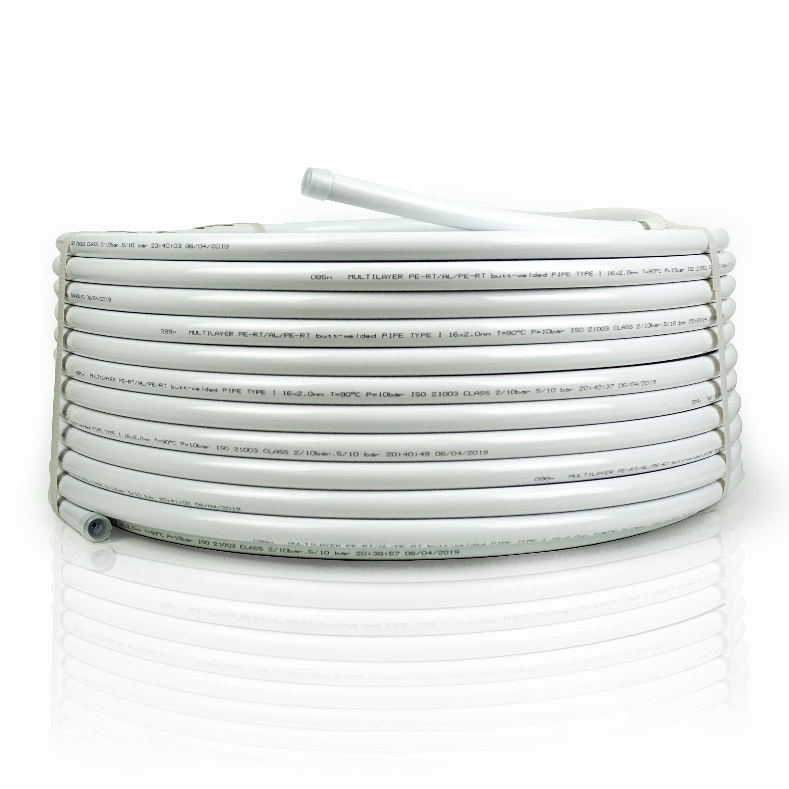 100 Meter Coil Underfloor Heating 16mm Barrier PE-RT-AL-PE-RT Pipe